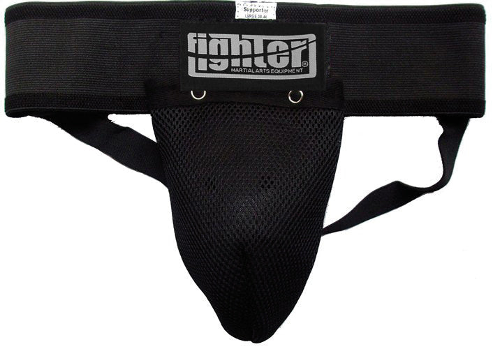 Coquille de protection pour combattant noir - JE201B