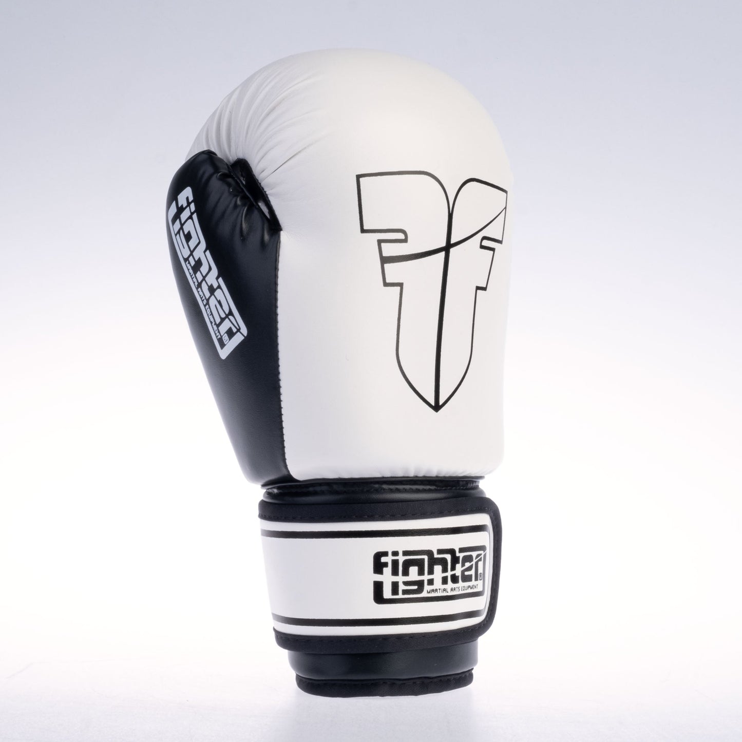 Gants Fighter Basic blanc/noir - 1376APU-OTL-0102 - Fighter Sport