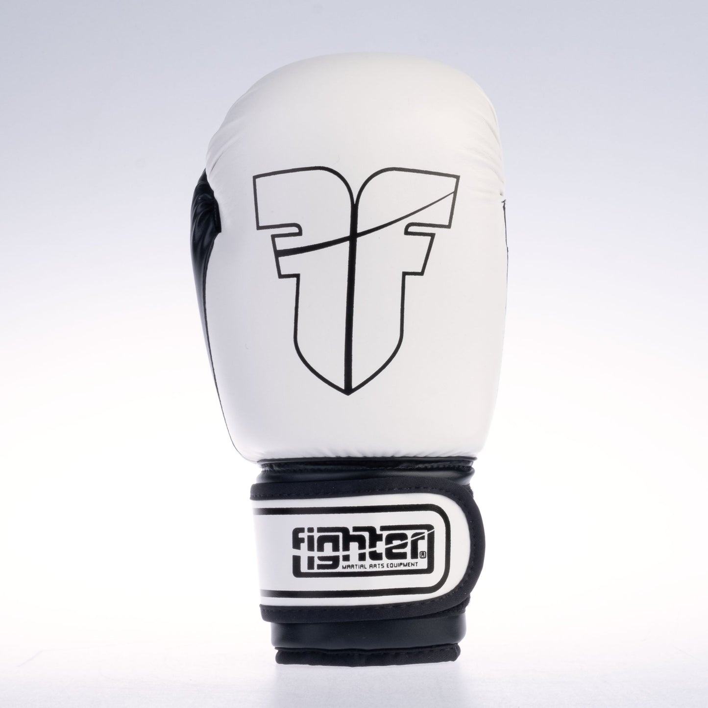 Gants Fighter Basic blanc/noir - 1376APU-OTL-0102 - Fighter Sport