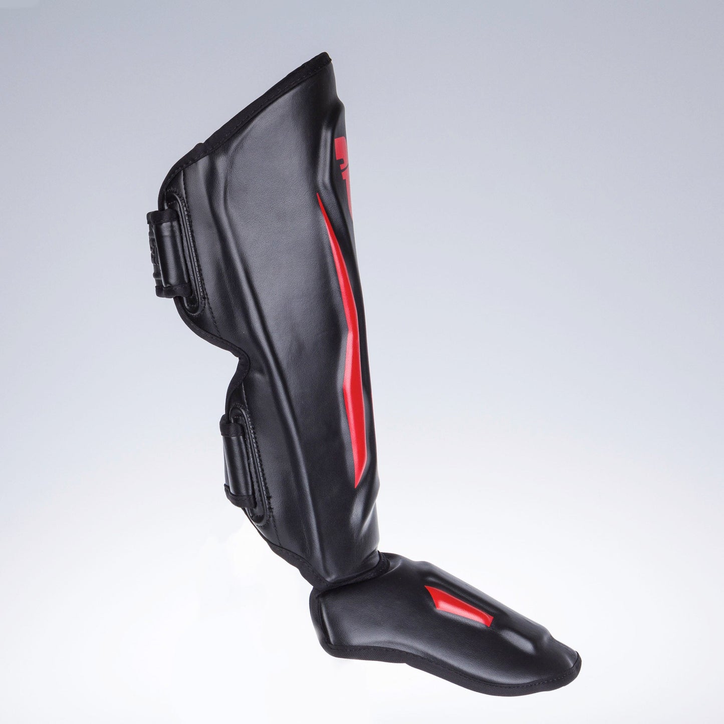 Protège-tibias Fighter Thai Ergo noir/rouge - FSG-004BR