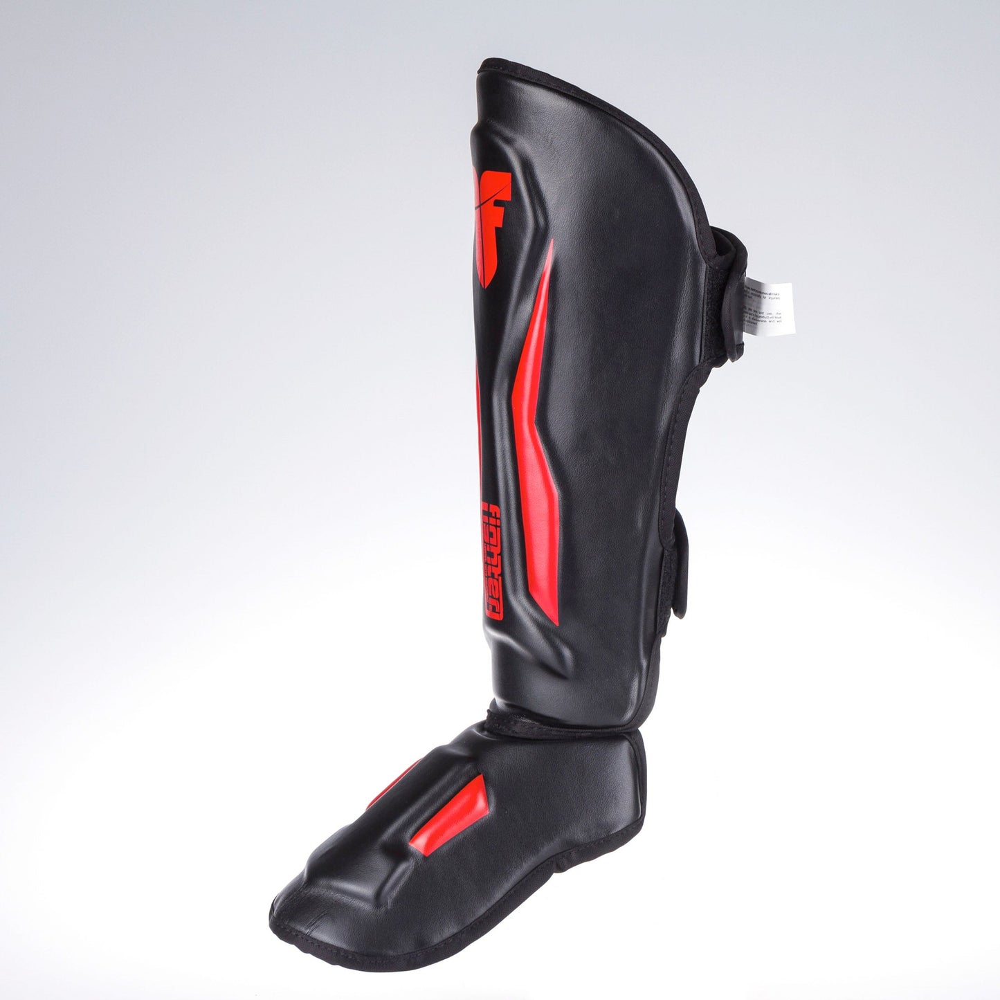 Protège-tibias Fighter Thai Ergo noir/rouge - FSG-004BR