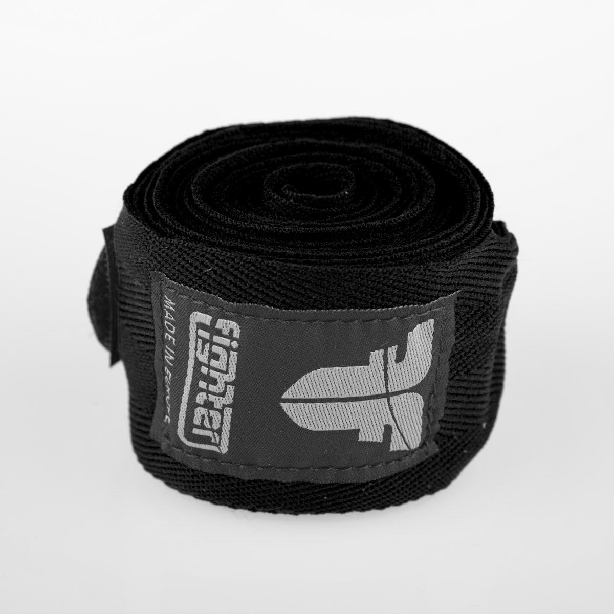Bandages de boxe Fighter noir - FHW-002BLK