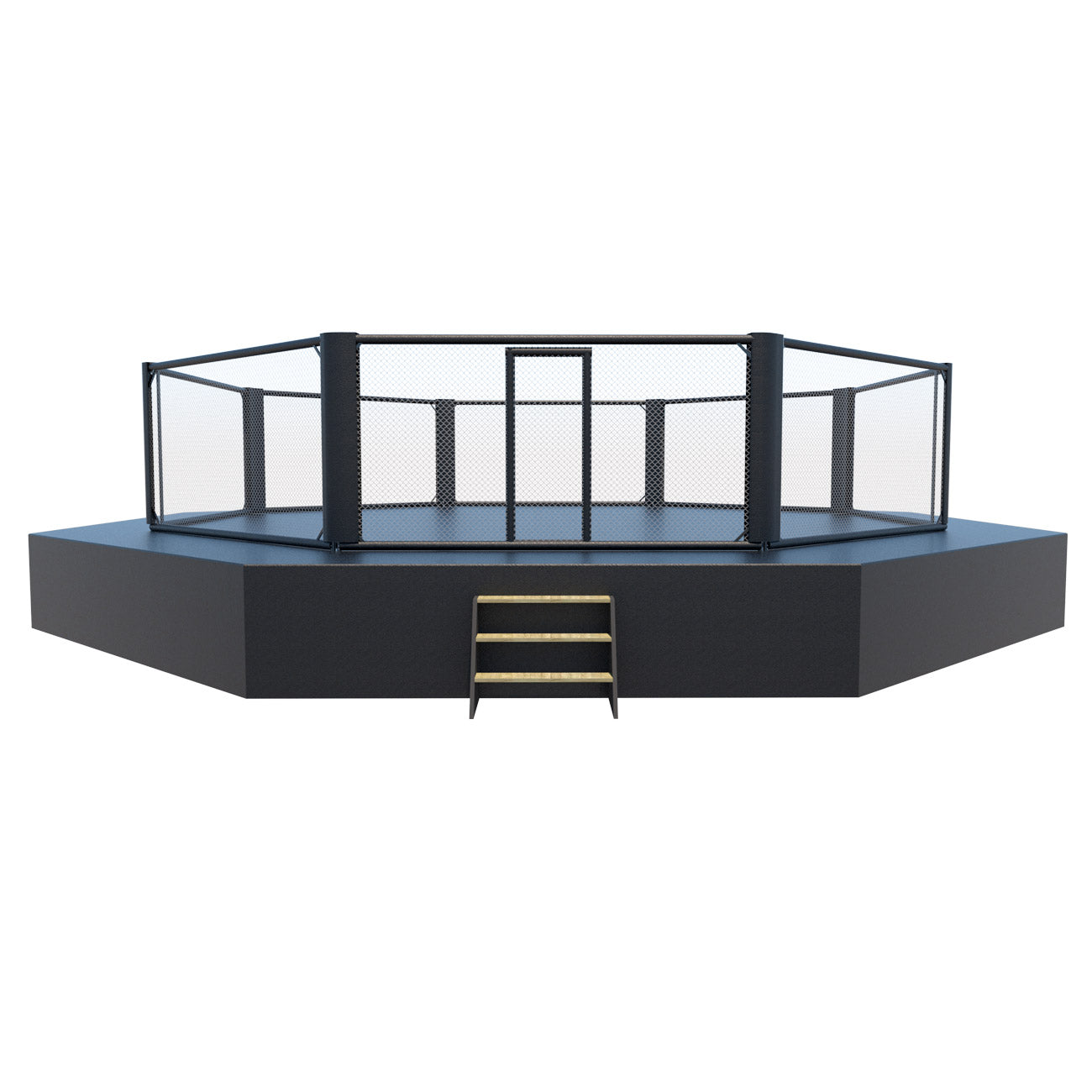 Cage de compétition MMA 7x7m + estrade 1m - 7V1002DCH