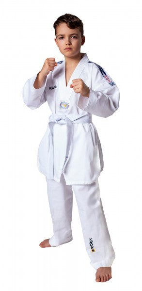 Taekwondo Dobok Blue Tiger