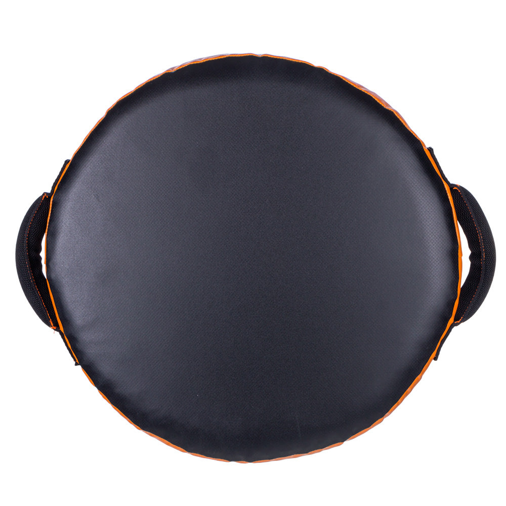 Bouclier rond de chasseur - noir/orange, FKSH-08