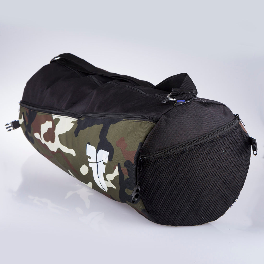 Sac de sport Fighter Roll - noir/camouflage, FSB-06