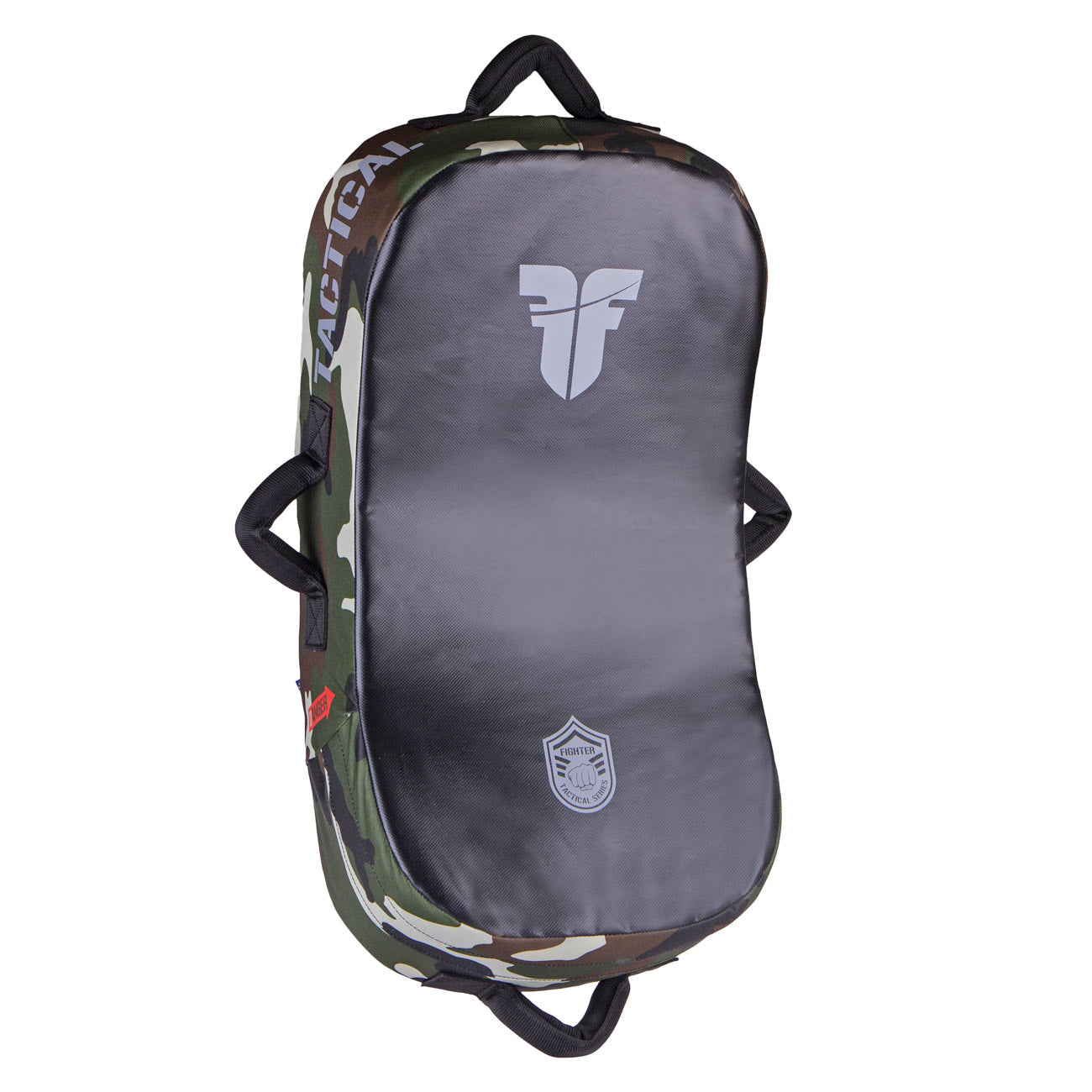 Bouclier de frappe de combat - MULTI GRIP - Série tactique - noir/camouflage, FKSH-14