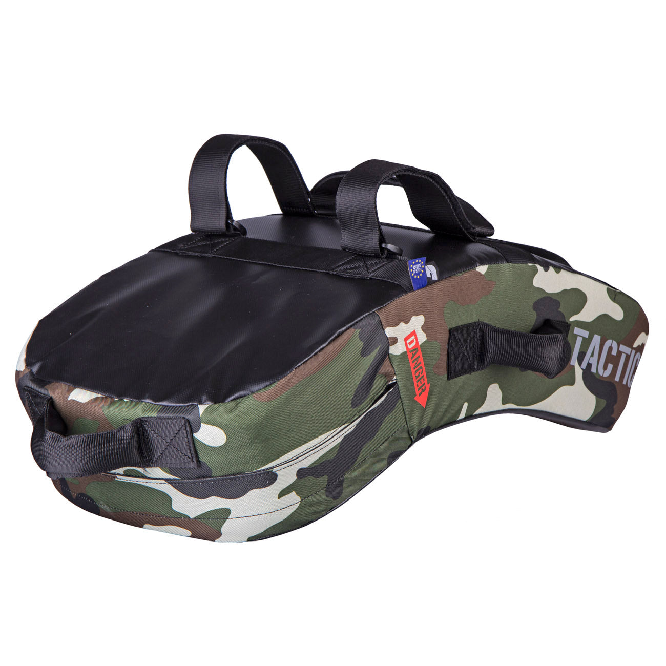 Bouclier de frappe de combat - MULTI GRIP - Série tactique - noir/camouflage, FKSH-14