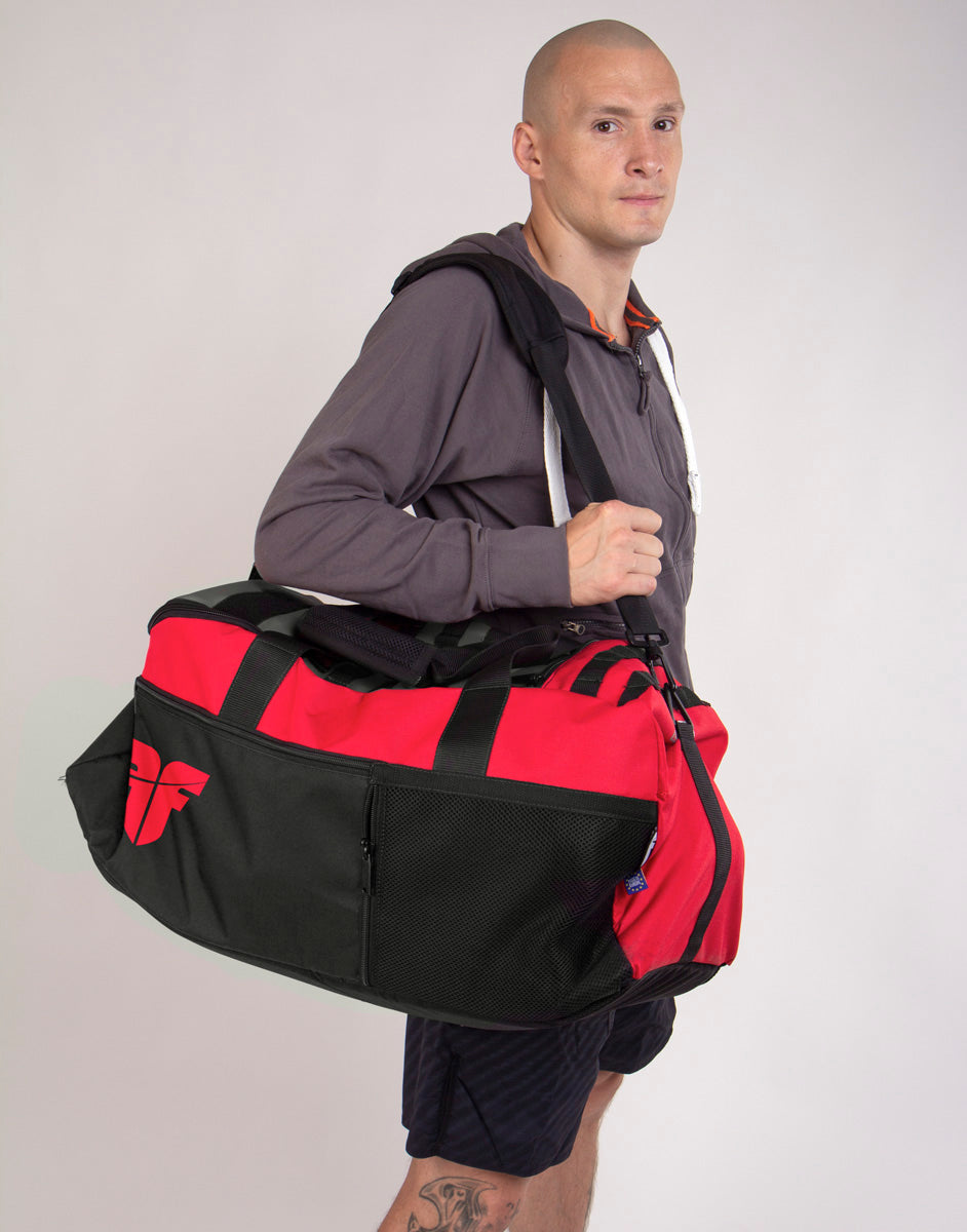 Sac de sport Fighter LINE XL - rouge/gris/noir, FTBP-01