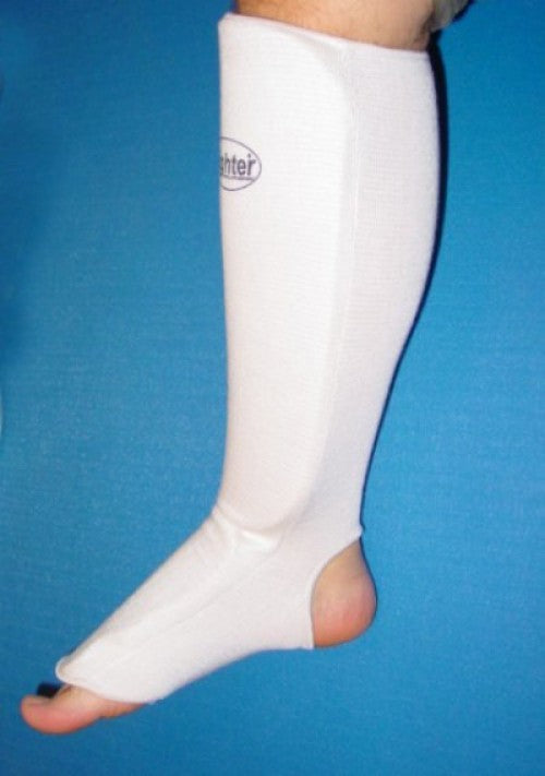 Protège-tibias Fighter Instep - blanc, JE1400IN
