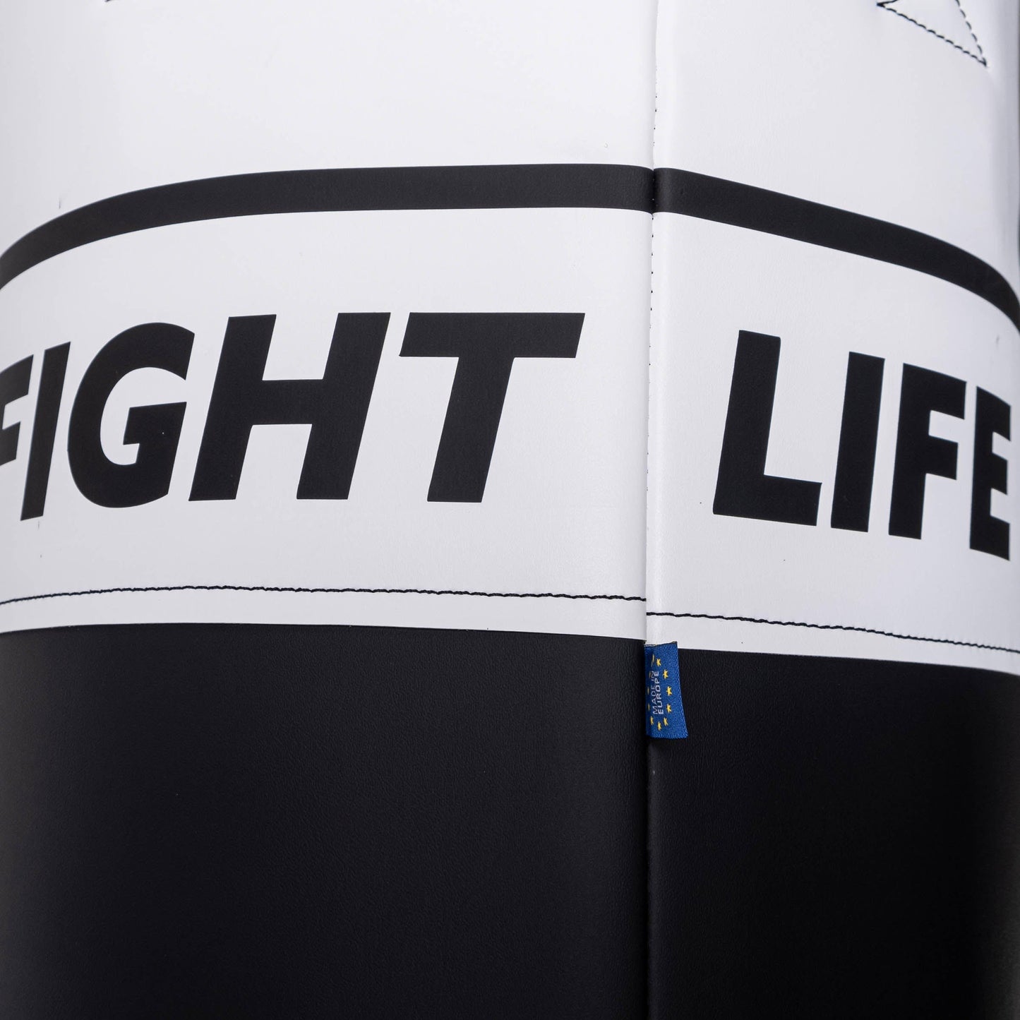 Sac de boxe Fighter Fitness 120 à 150 cm, noir/blanc