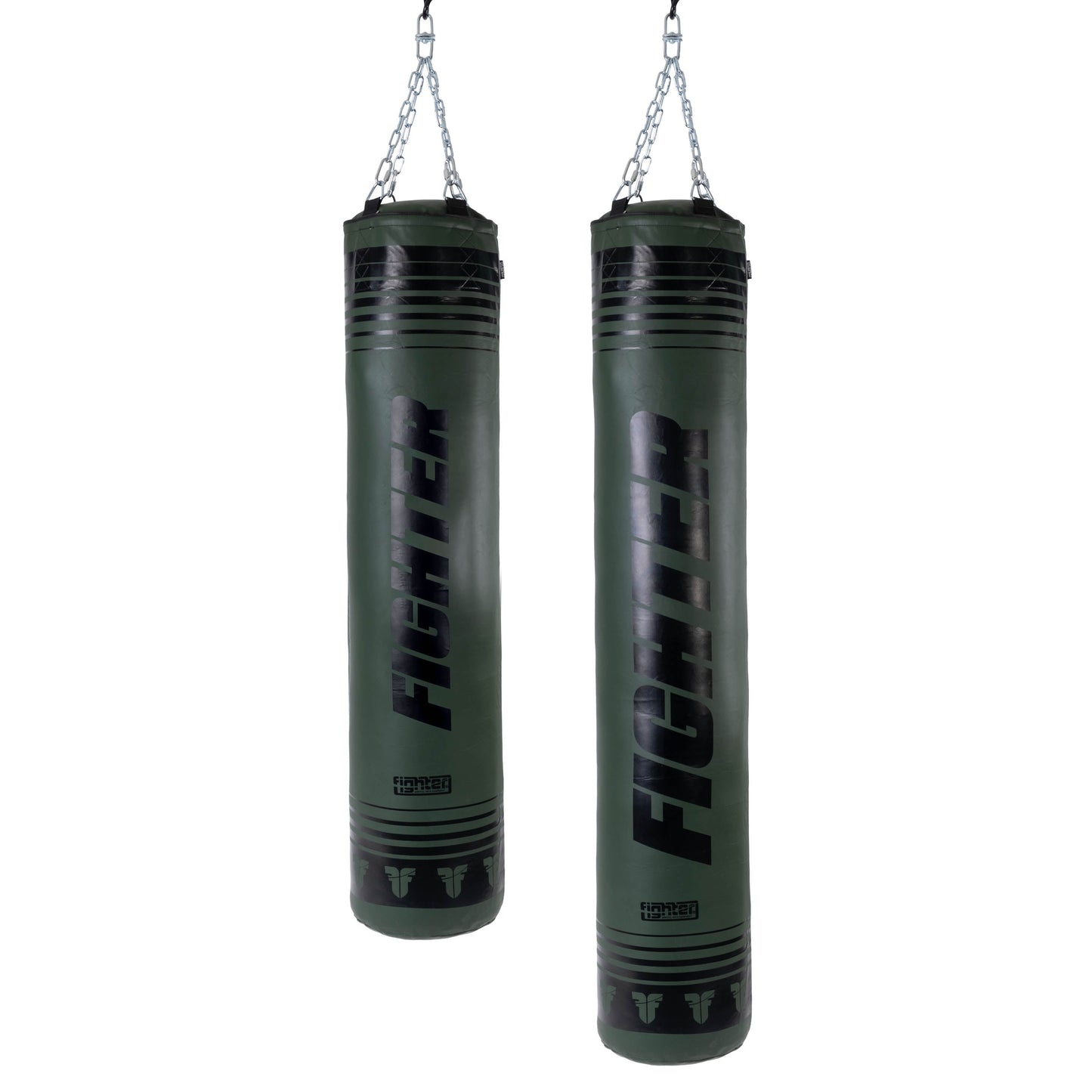 Sac de frappe Fighter Boxing XTR 150 à 180 cm - kaki/noir