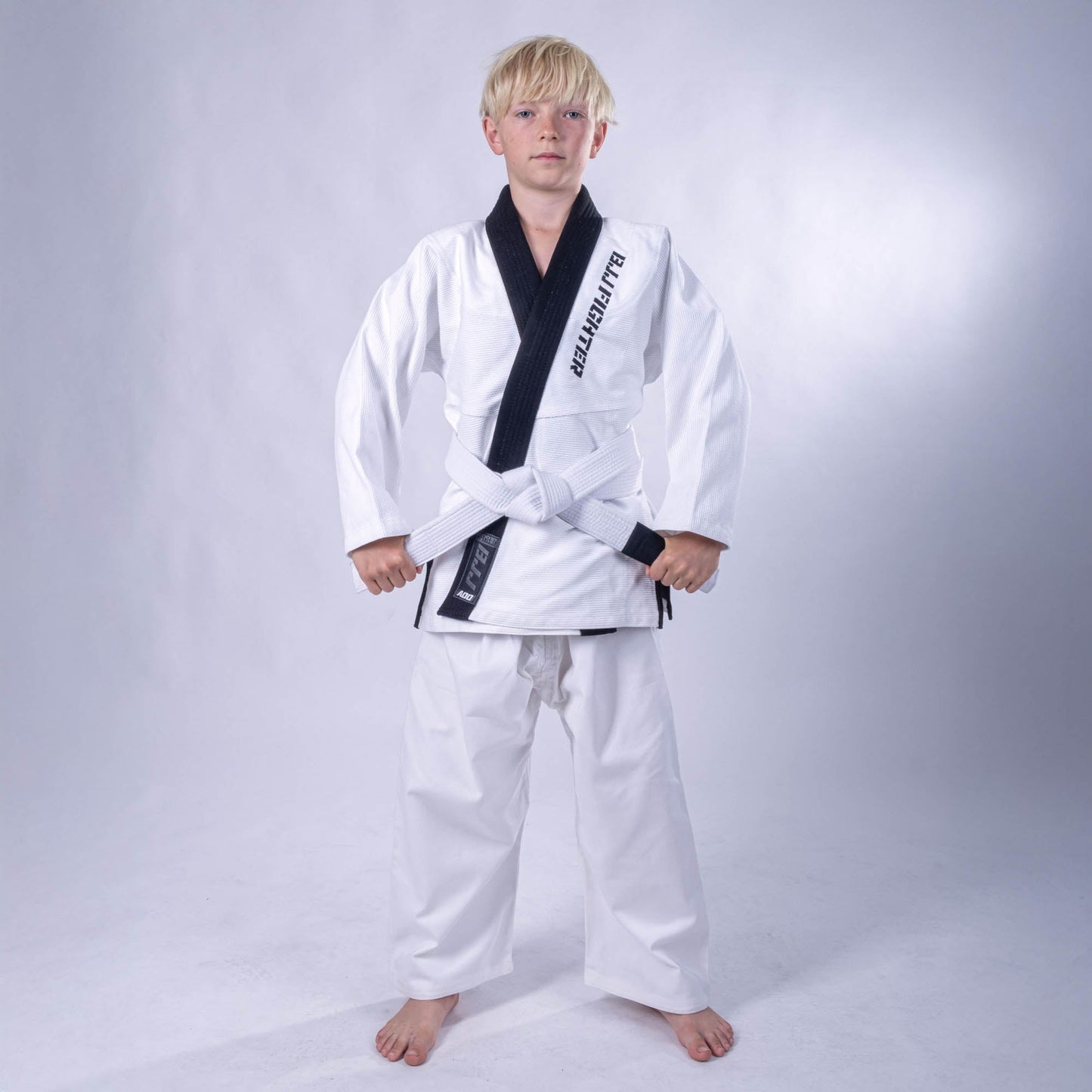 Kimono JJB Fighter blanc - BJJU-0102