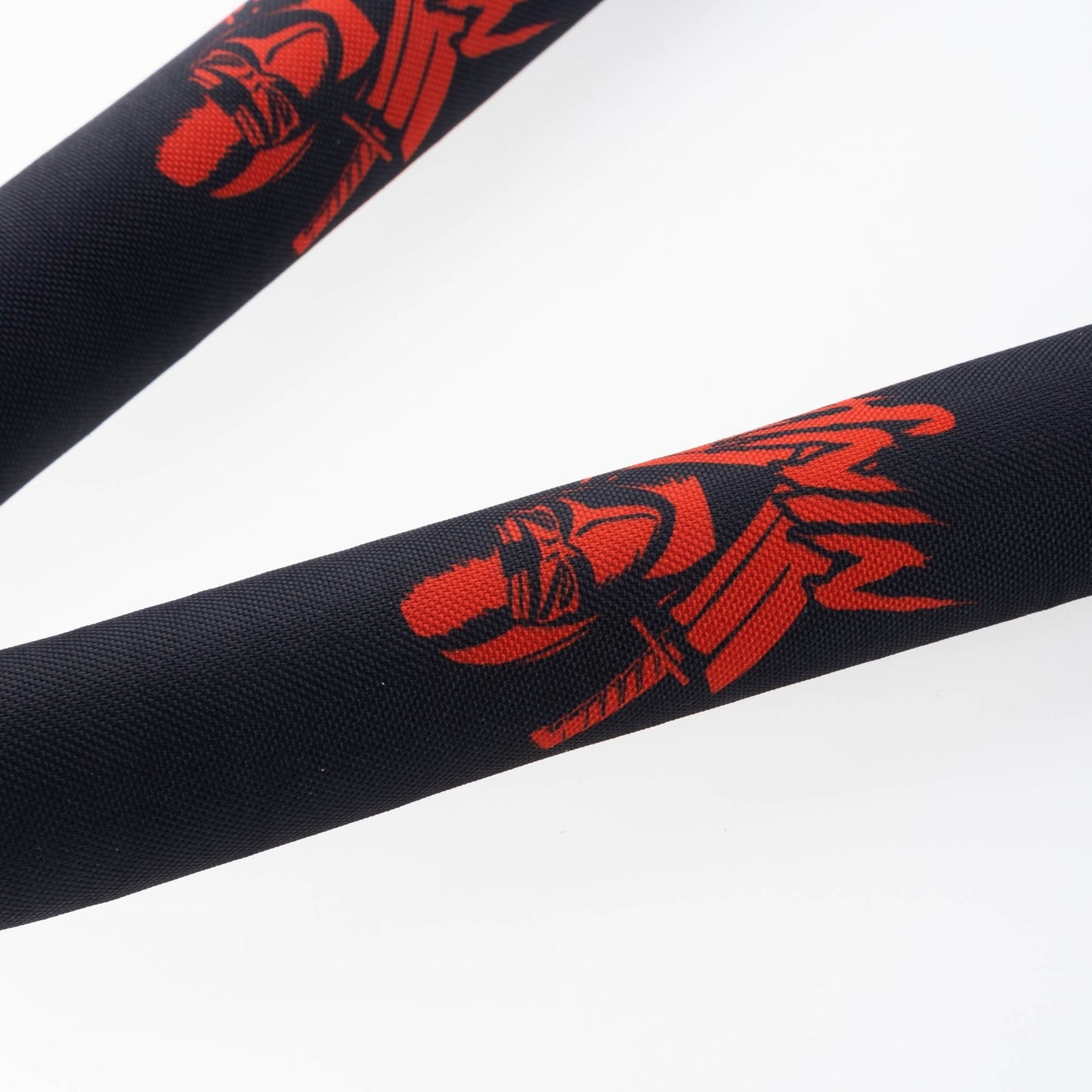 Nunchaku souple Fighter - Ninja - noir/rouge