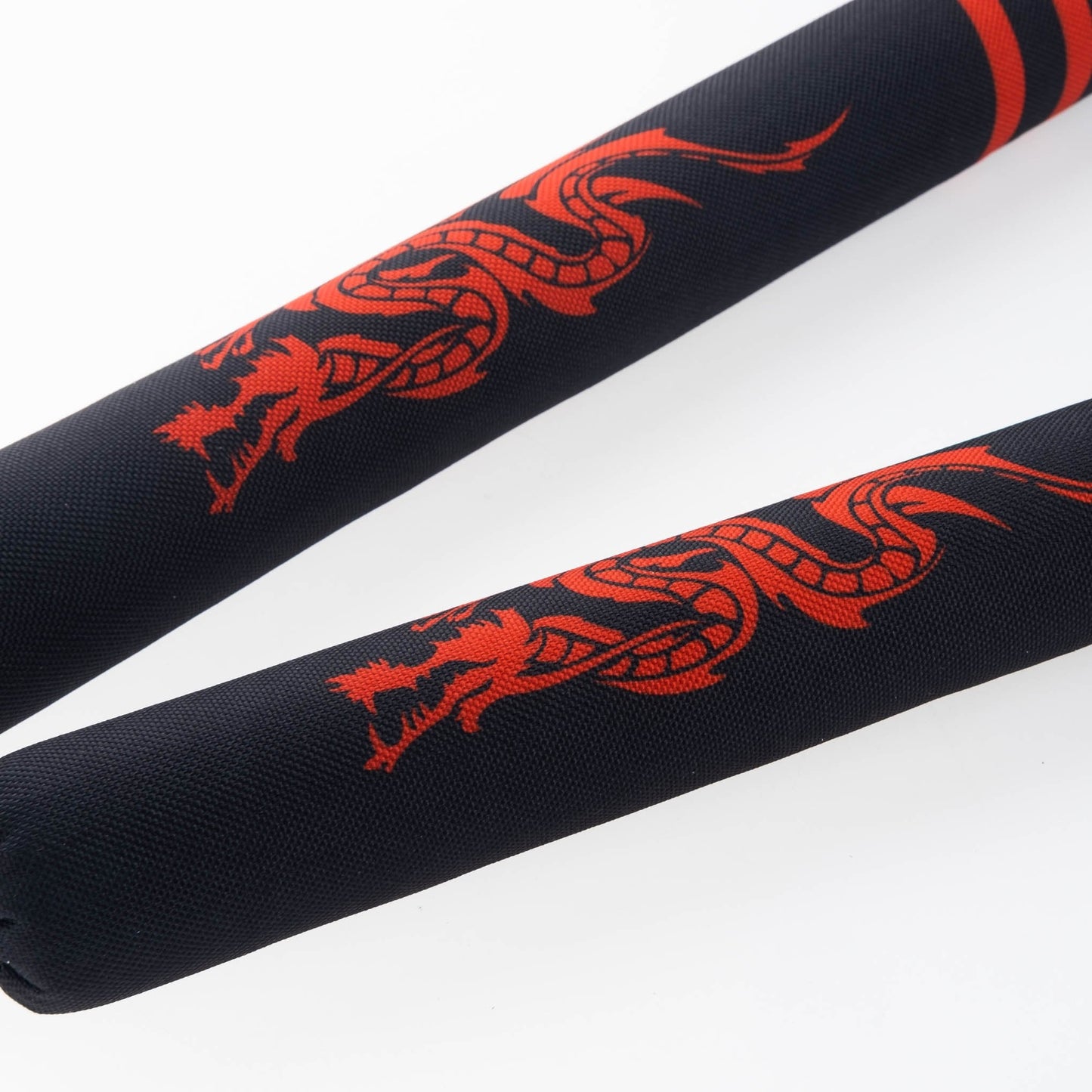 Nunchaku souple Fighter - Dragon - noir/rouge