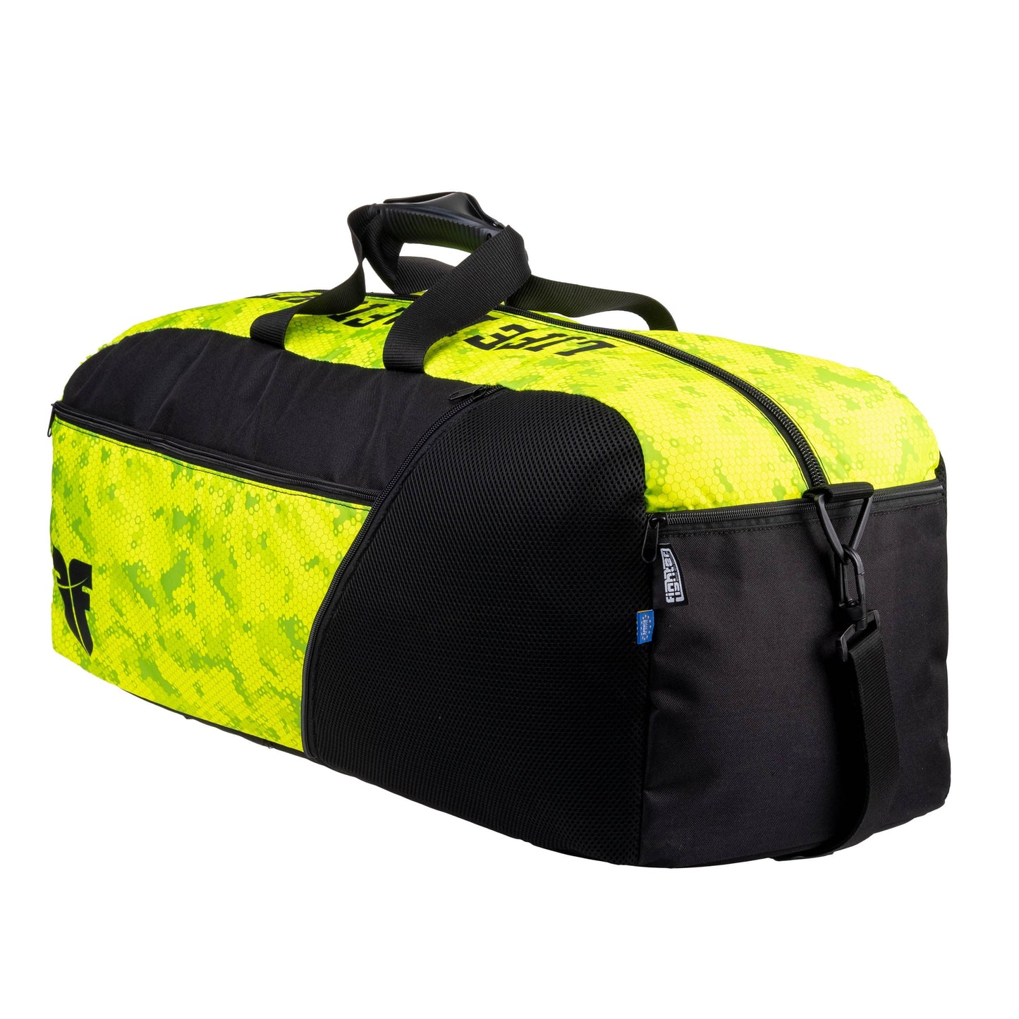 Sac à dos de sport Fighter - nid d'abeille jaune fluo