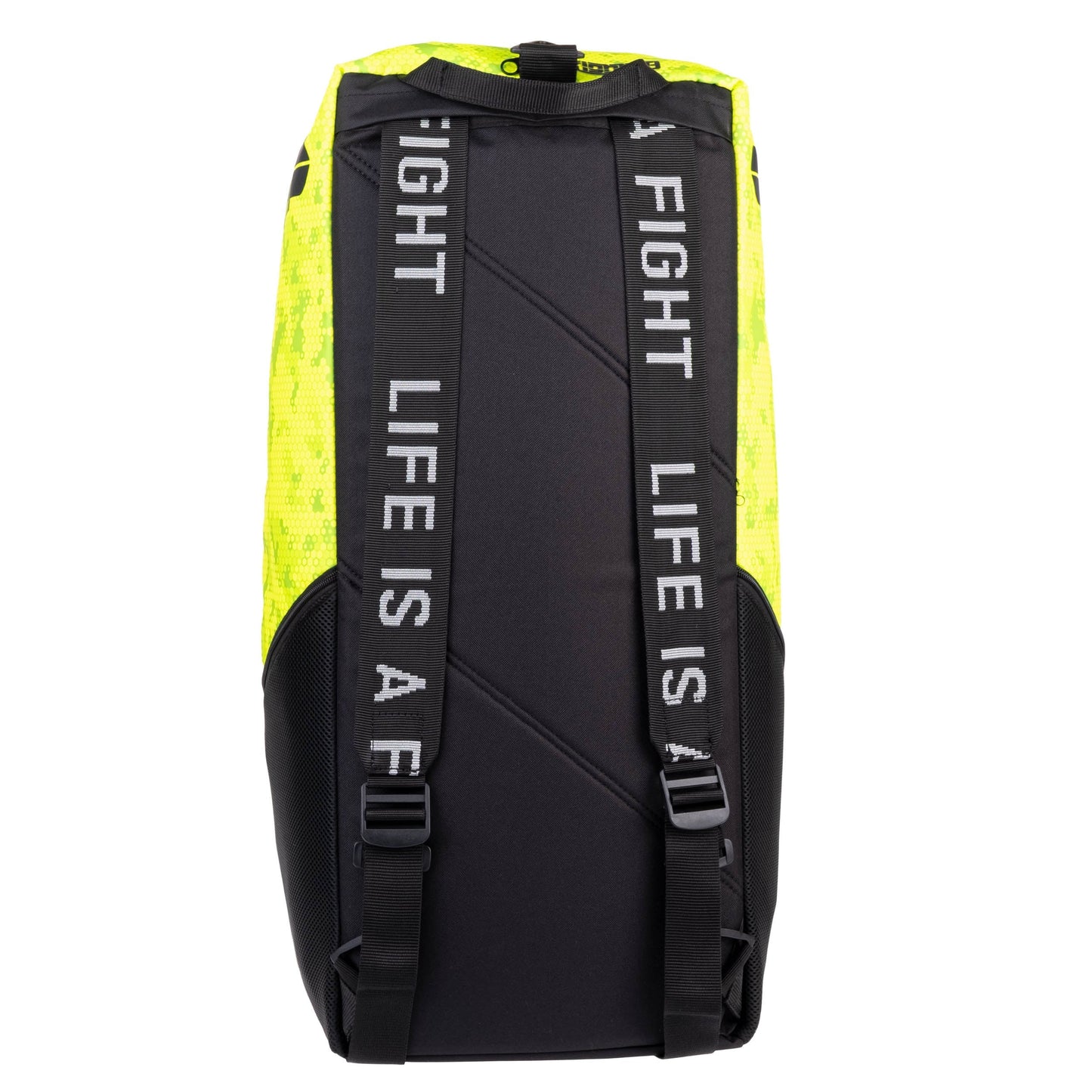 Sac à dos de sport Fighter - nid d'abeille jaune fluo