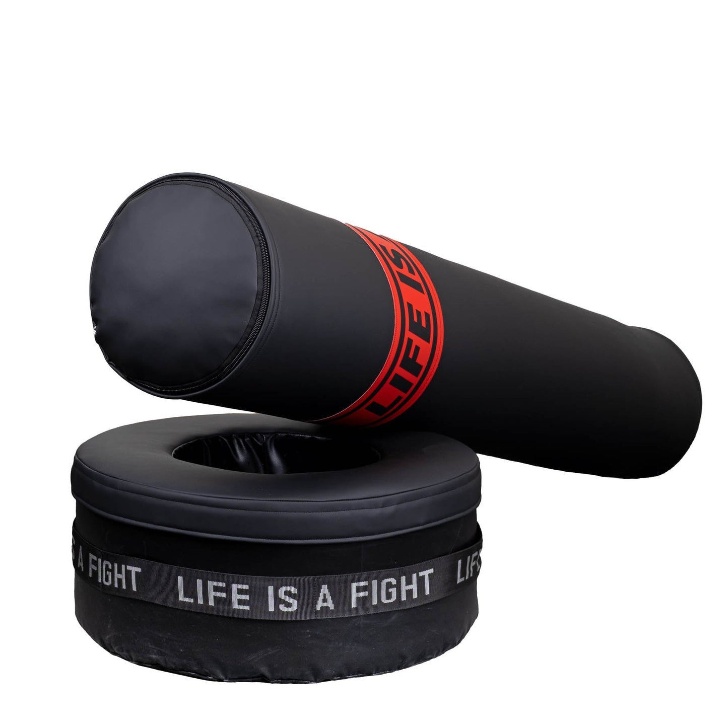 Sac de boxe autoportant Fighter EASY - noir/rouge