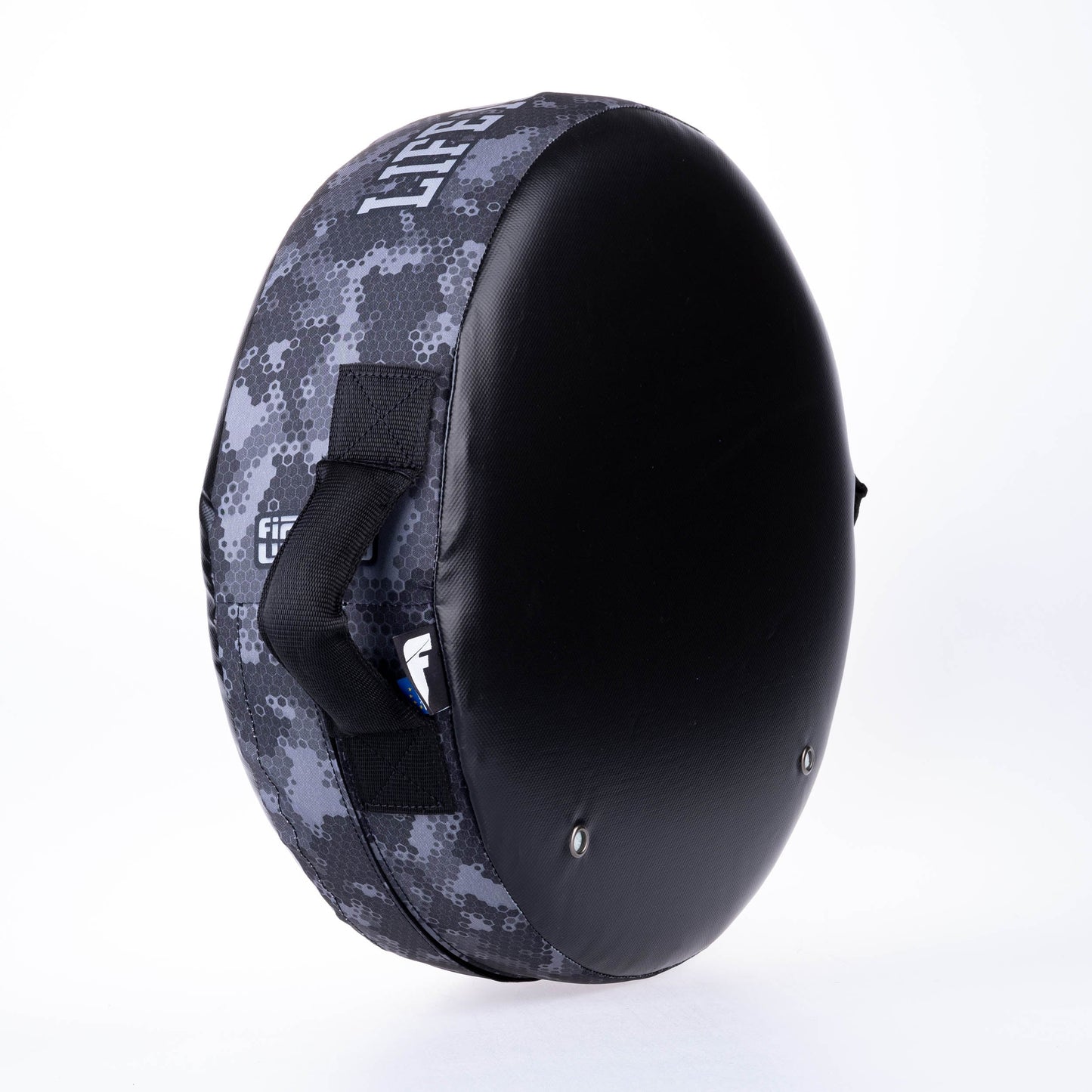 Bouclier rond Fighter "La vie est un combat" Camouflage gris - FKSH-33