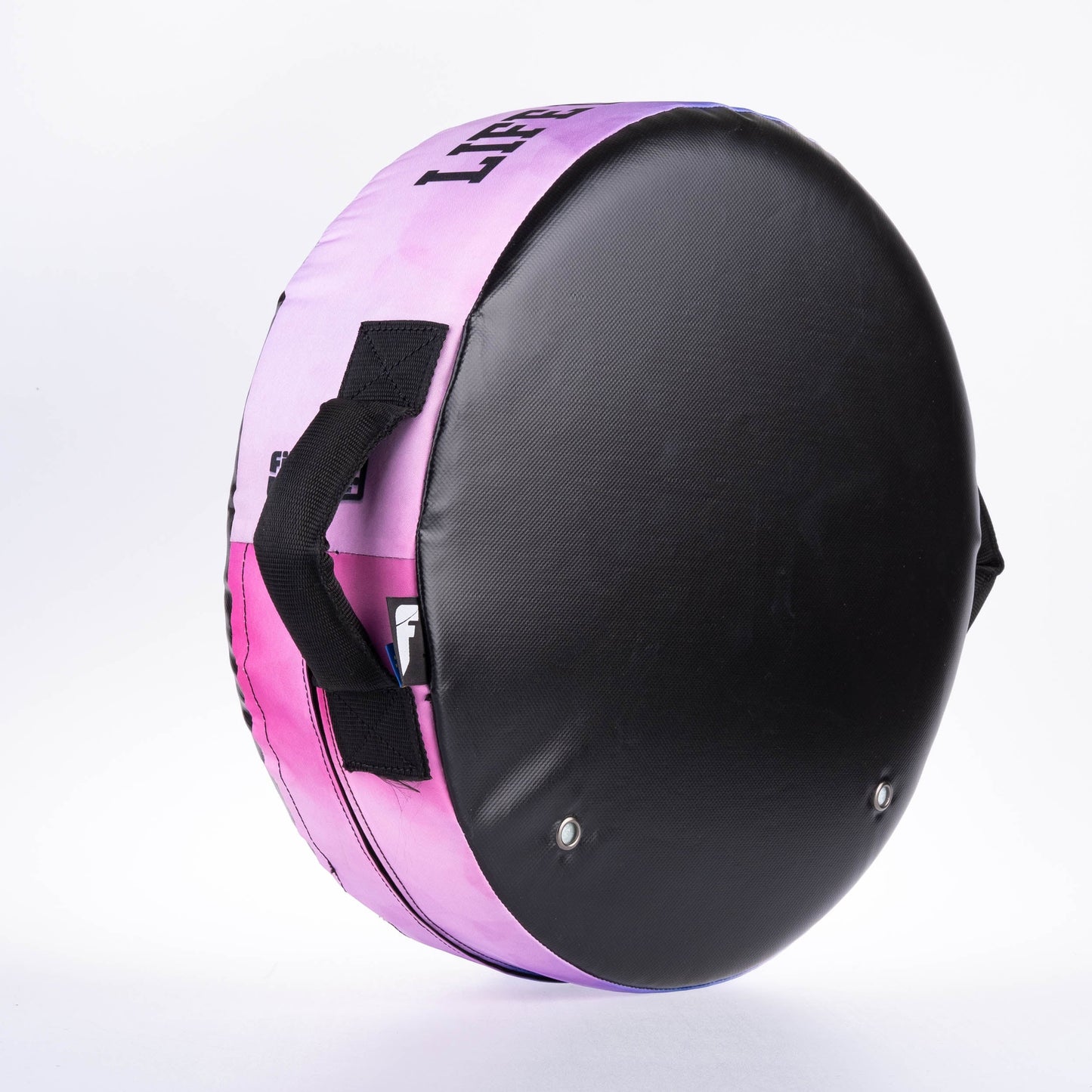 Bouclier rond Fighter "La vie est un combat" Rose - FKSH-36