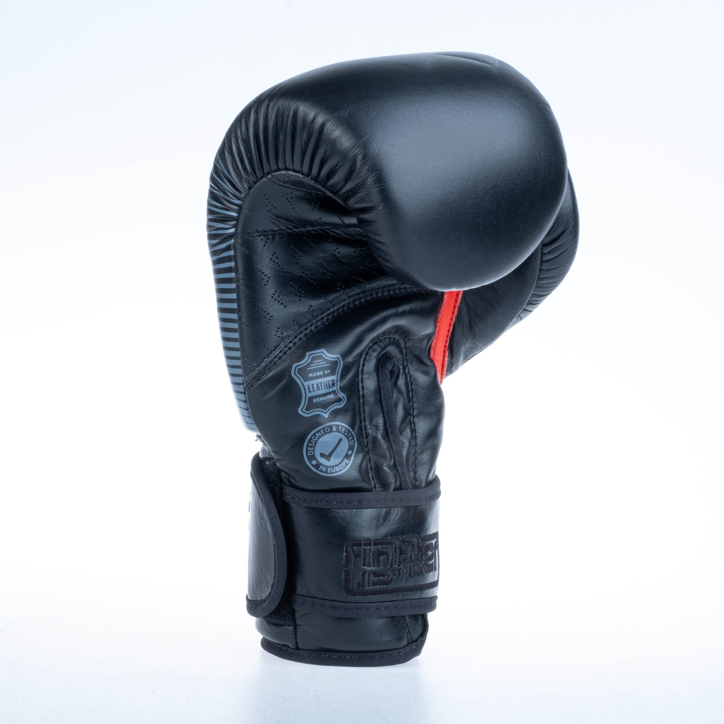 Gant de boxe Fighter Boxing Gloves Pro noir - FBG-PRO-002