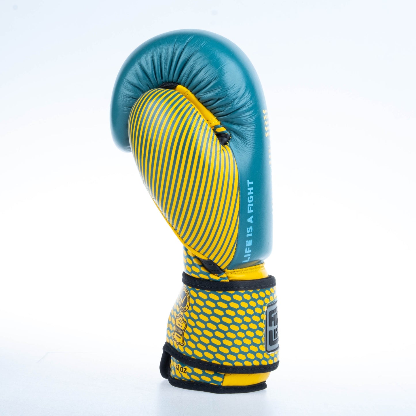 Gants de boxe Fighter Training - bleu/jaune, FBG-TRN-003 - Fighter Sport