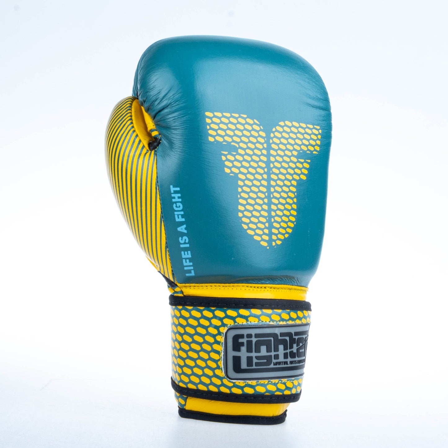 Gants de boxe Fighter Training - bleu/jaune, FBG-TRN-003 - Fighter Sport
