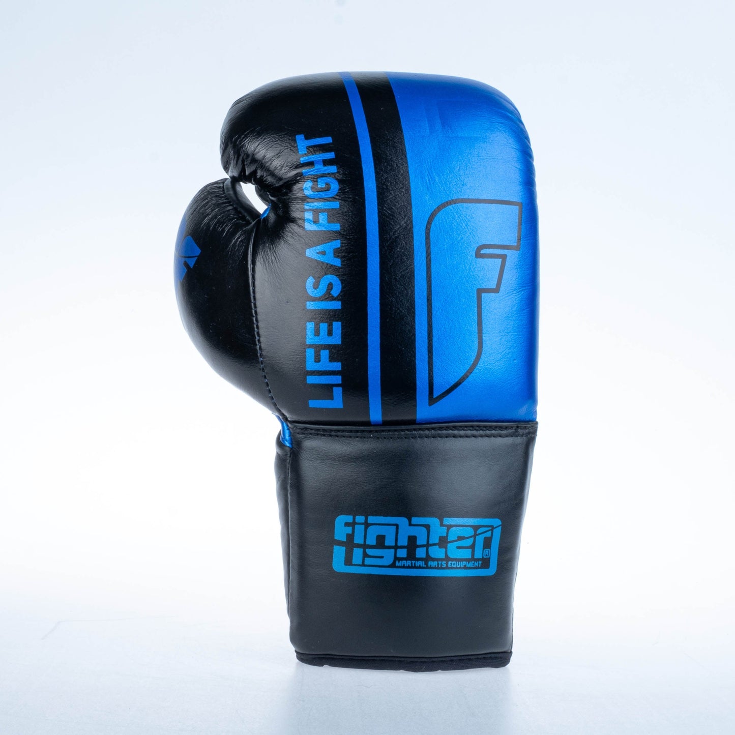 Gants de boxe de compétition Fighter - bleu, FBGF-002BL