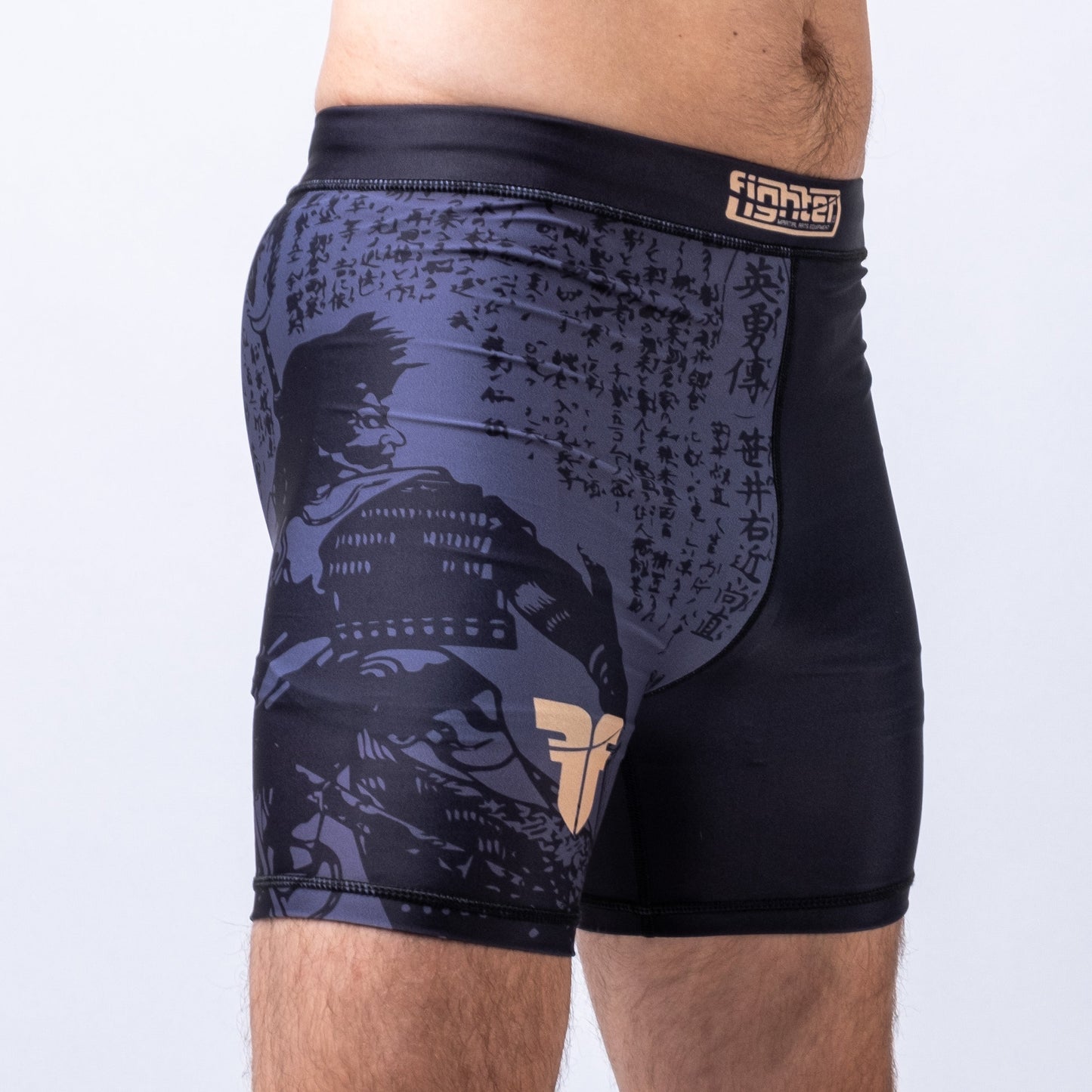 Short de compression MMA Fighter Samura,i noir/or - FCSM-01-SAM