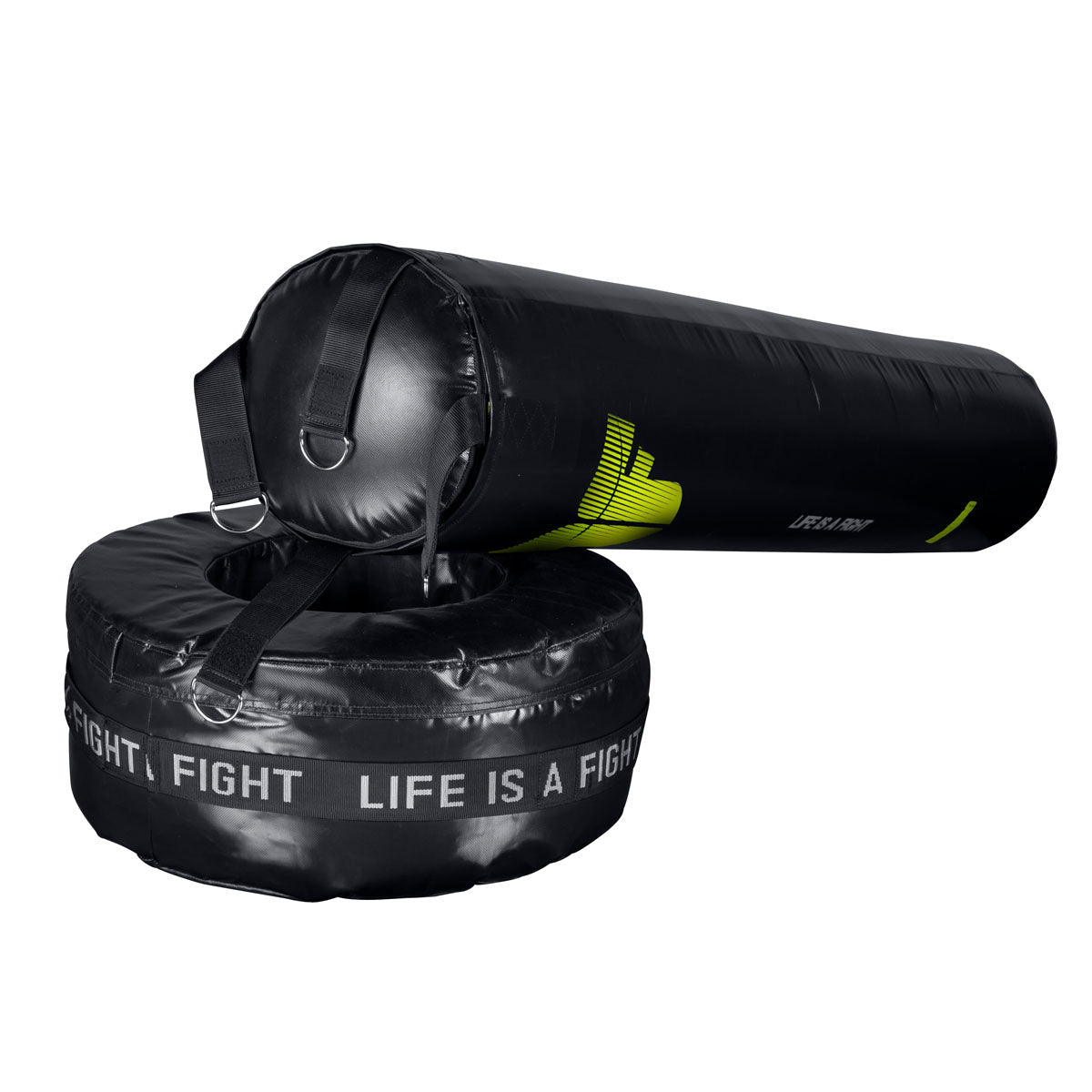Sac de boxe autoportant Fighter 3 en 1 noir/fluo - FFSB31-03