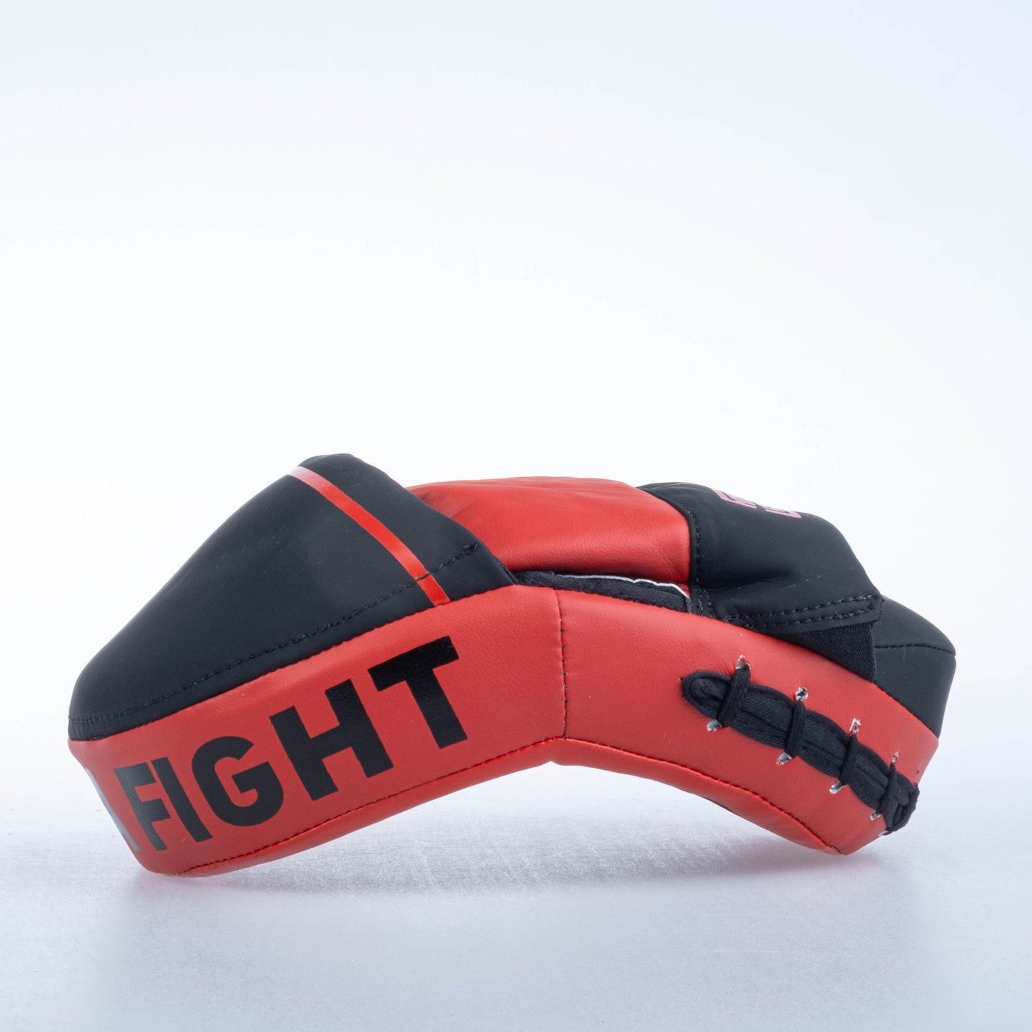 Petit Bouclier ovale Fighter Pro noir/rouge - FSMPR-002-RB