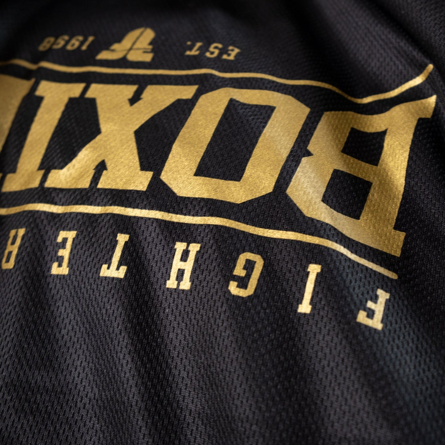 T-shirt Boxing Fighter noir - FTSH-02BLBX