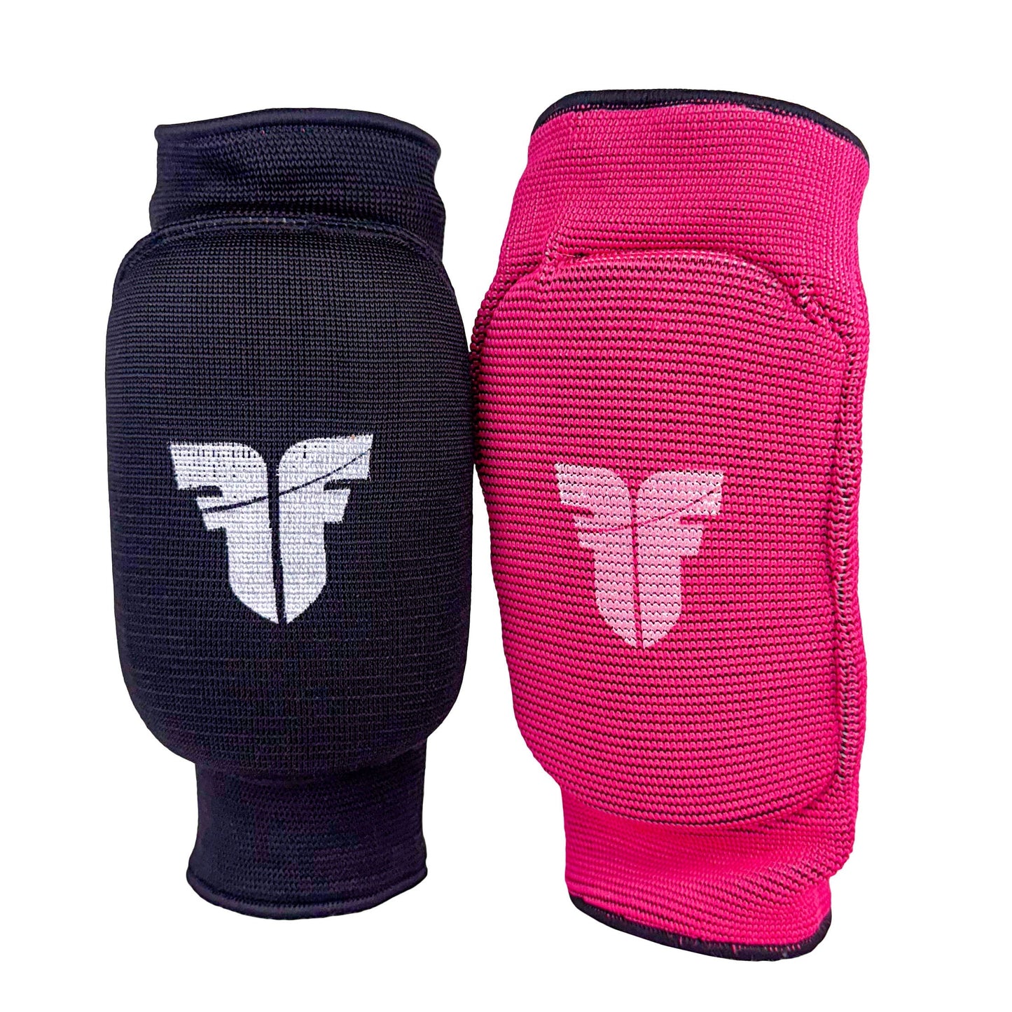 Coudières réversibles Fighter noir/rose - FKG-005BP