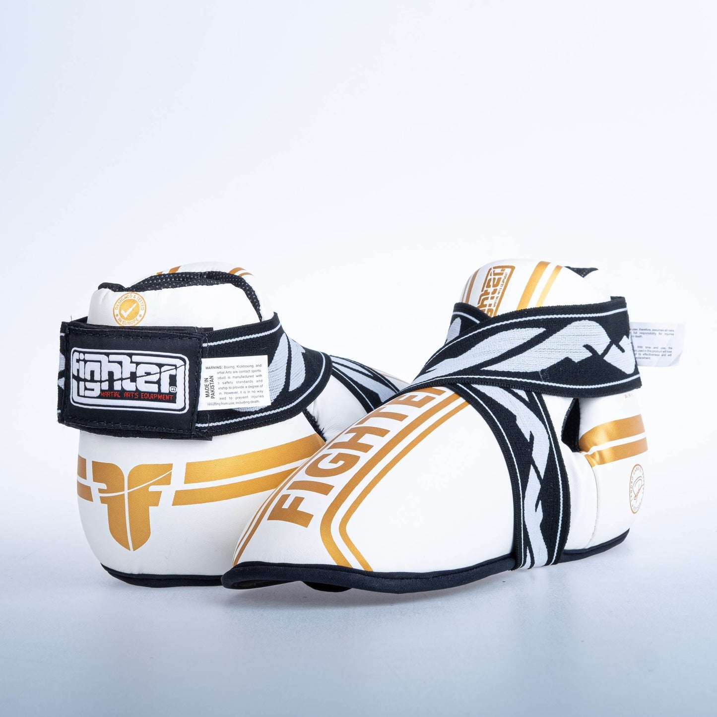 Chaussure Fighter Foot Gear Stripe - Édition SGP - blanc/or