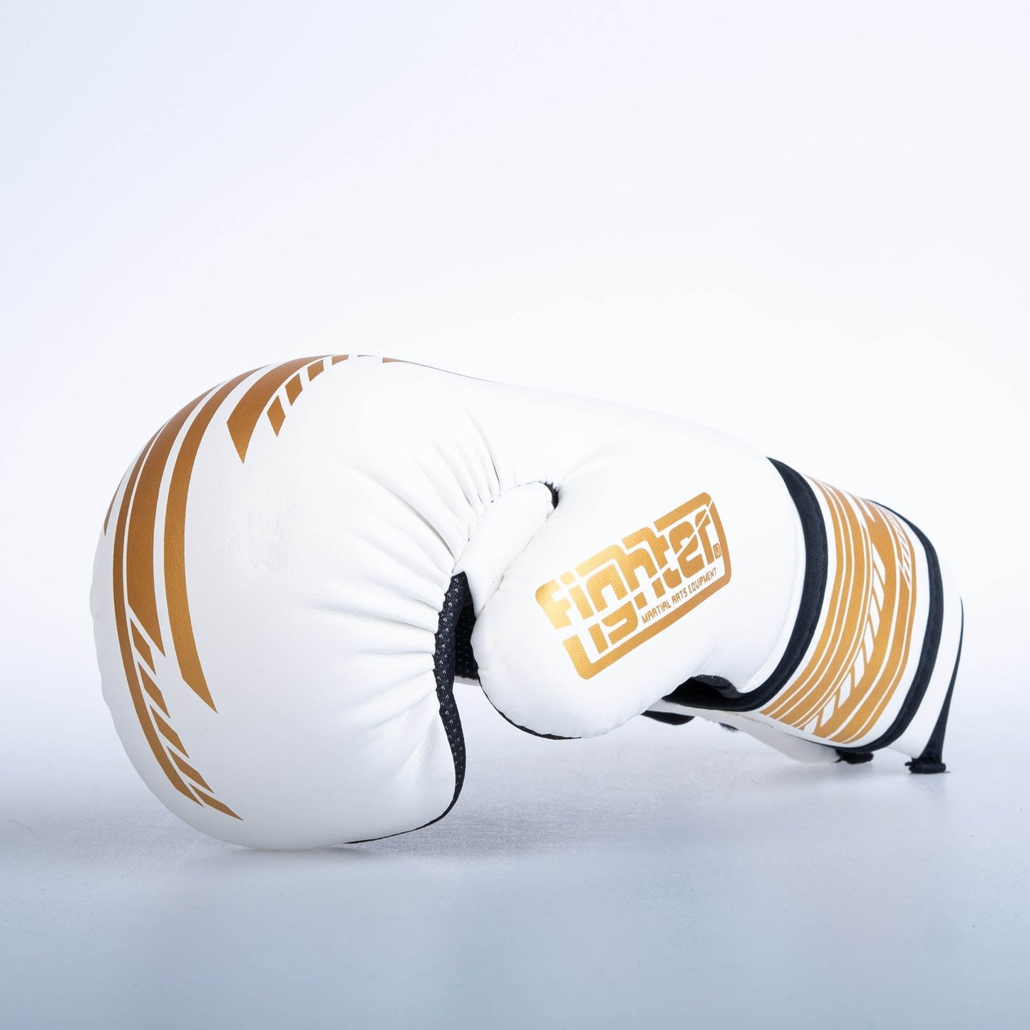 Gants Fighter Open Gloves Quick - Édition SGP - blanc/or