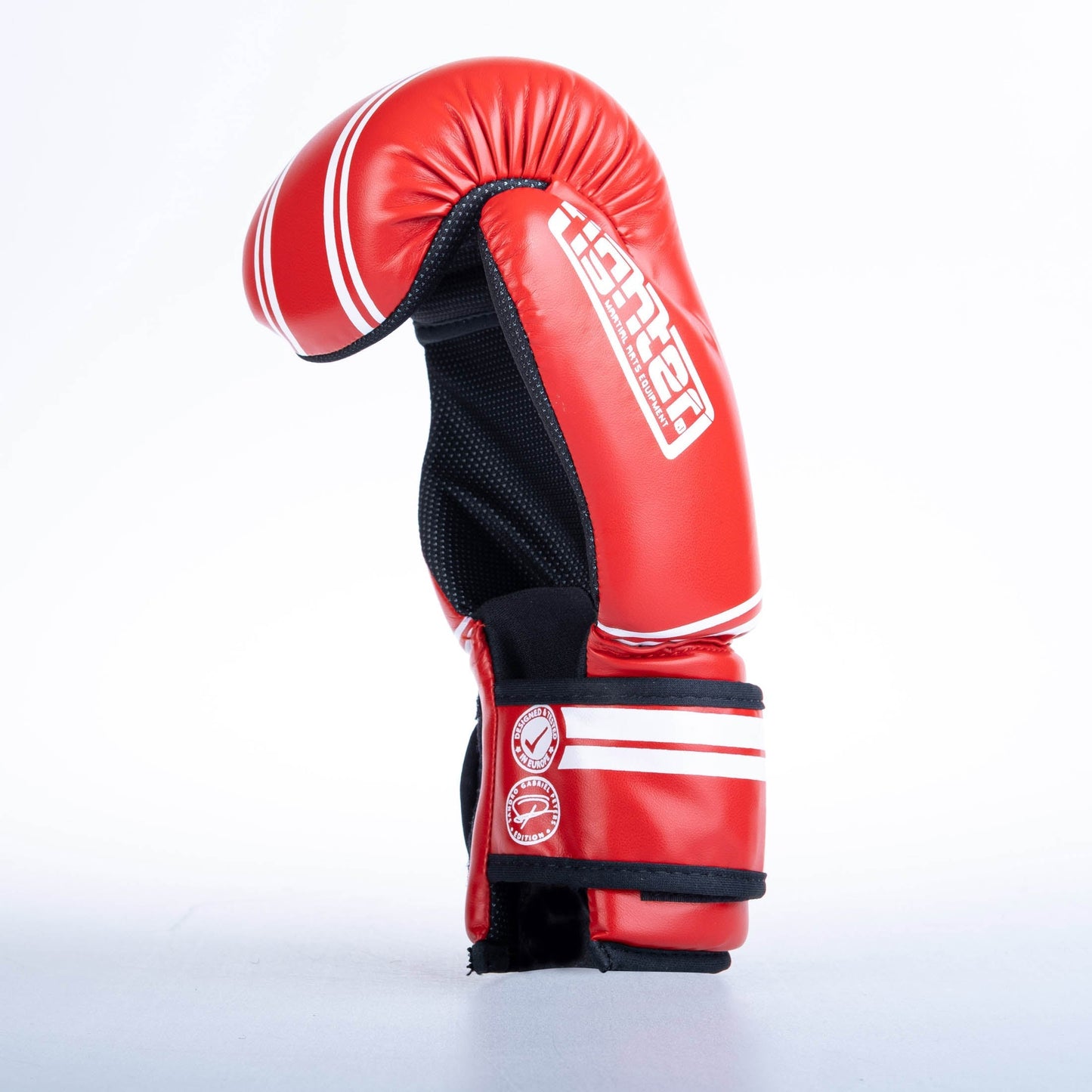Gant Fighter Open Gloves Stripes - Édition SGP - rouge
