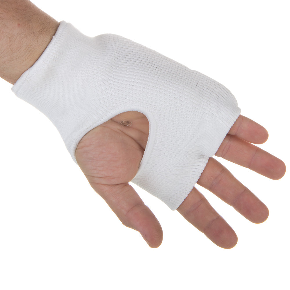 Protège-mains de karaté Fighter Basic blanc - JE1493