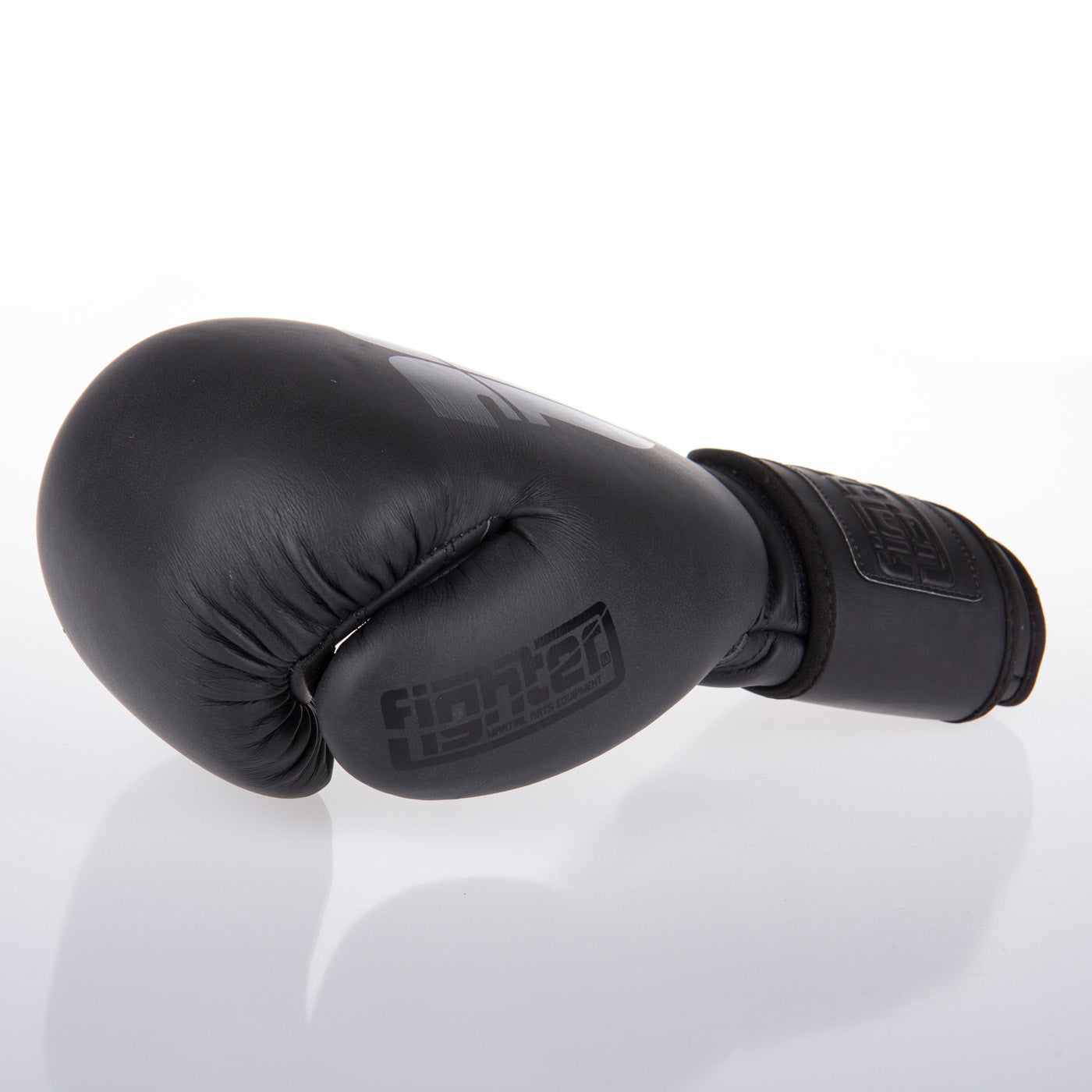 Gants de boxe Fighter SPLIT noir mat - FBG-001B