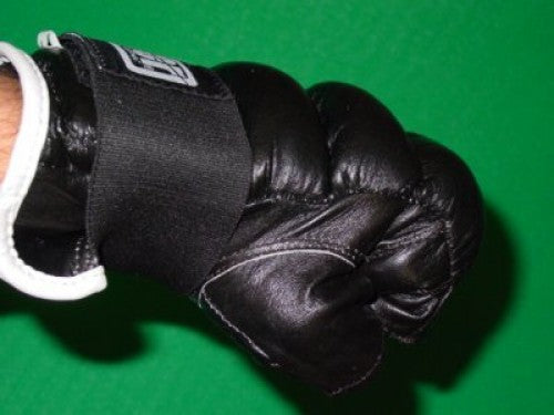 Gants de grappling Fighter noirs - F1414