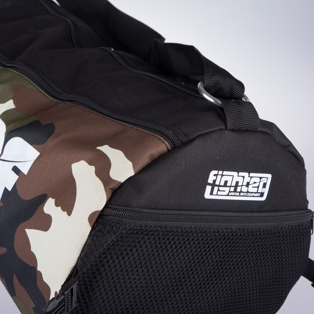 Sac de sport Fighter Roll - noir/camouflage, FSB-06