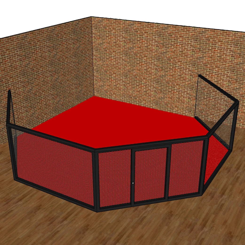 Panneau de cage MMA avec porte, CPD