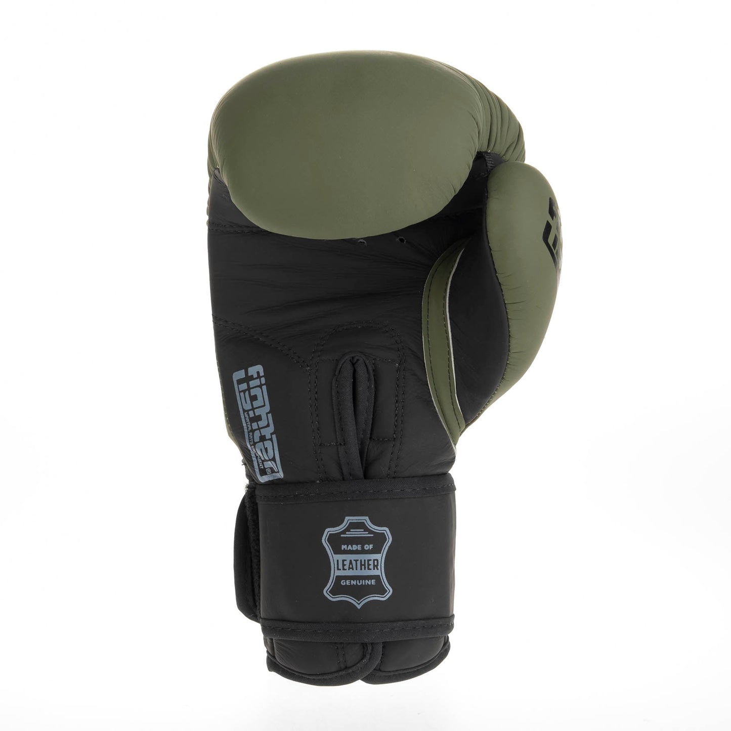 Gants de boxe Fighter SIAM - kaki mat, FBG-003KB
