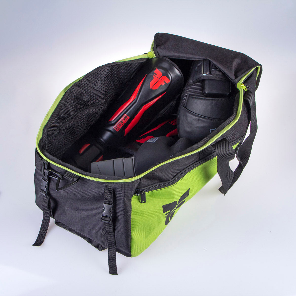 Sac de sport Fighter LINE XL - vert citron/noir, FTBP-04