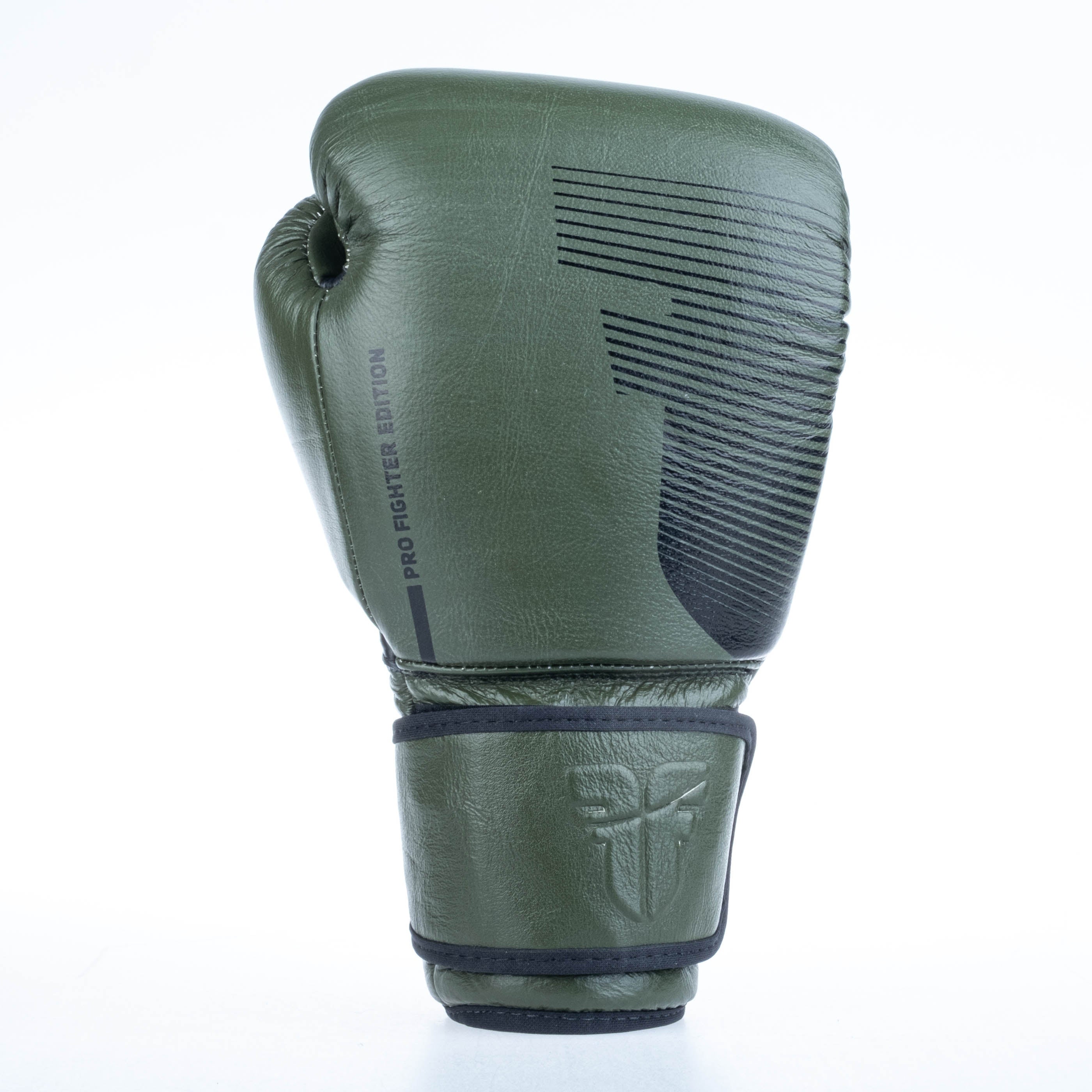 Gants de boxe Fighter Pro - kaki, FBG-PRO-004 - Fighter Sport