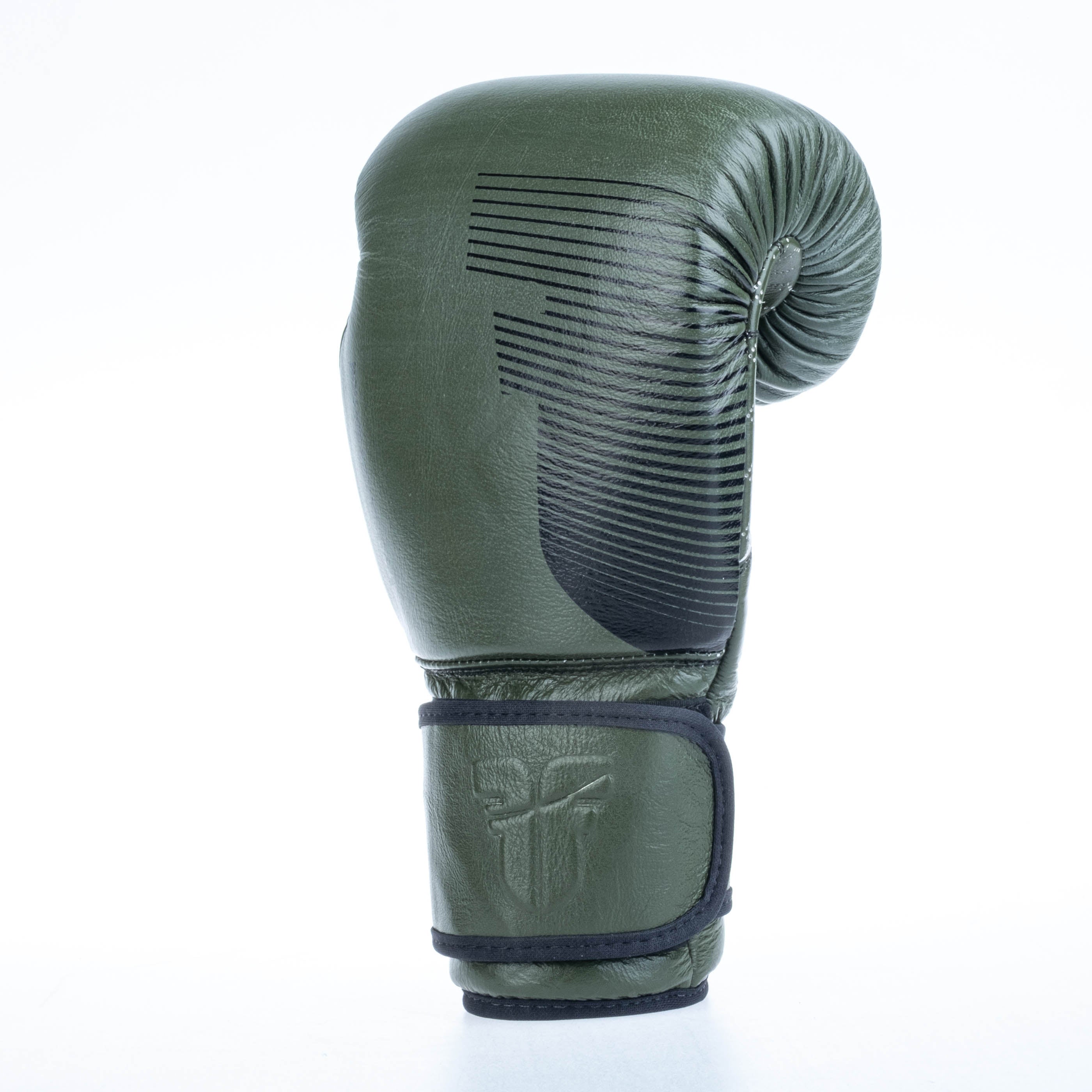 Gants de boxe Fighter Pro - kaki, FBG-PRO-004 - Fighter Sport