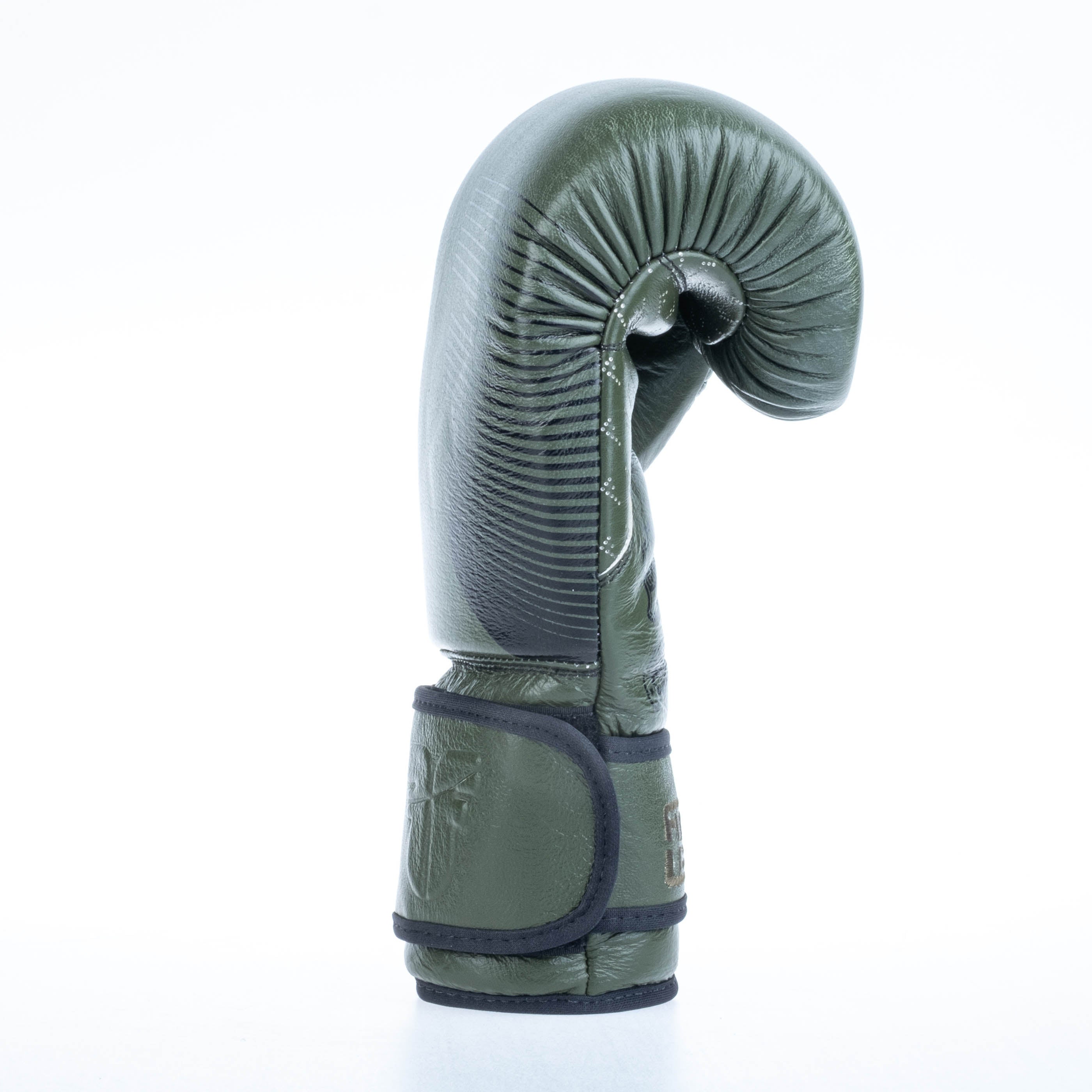 Gants de boxe Fighter Pro - kaki, FBG-PRO-004 - Fighter Sport