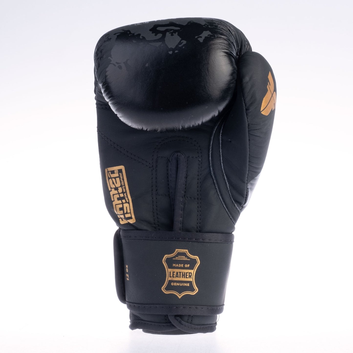 Gants de boxe Fighter Samurai noir/or - FBG-006-SBK - Fighter Sport