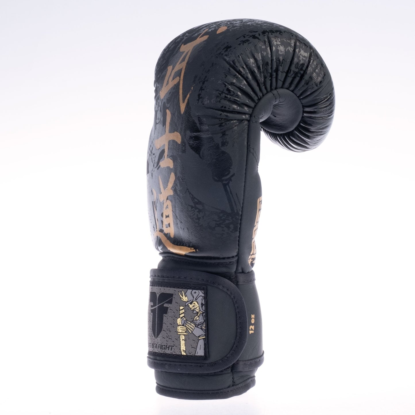 Gants de boxe Fighter Samurai noir/or - FBG-006-SBK - Fighter Sport