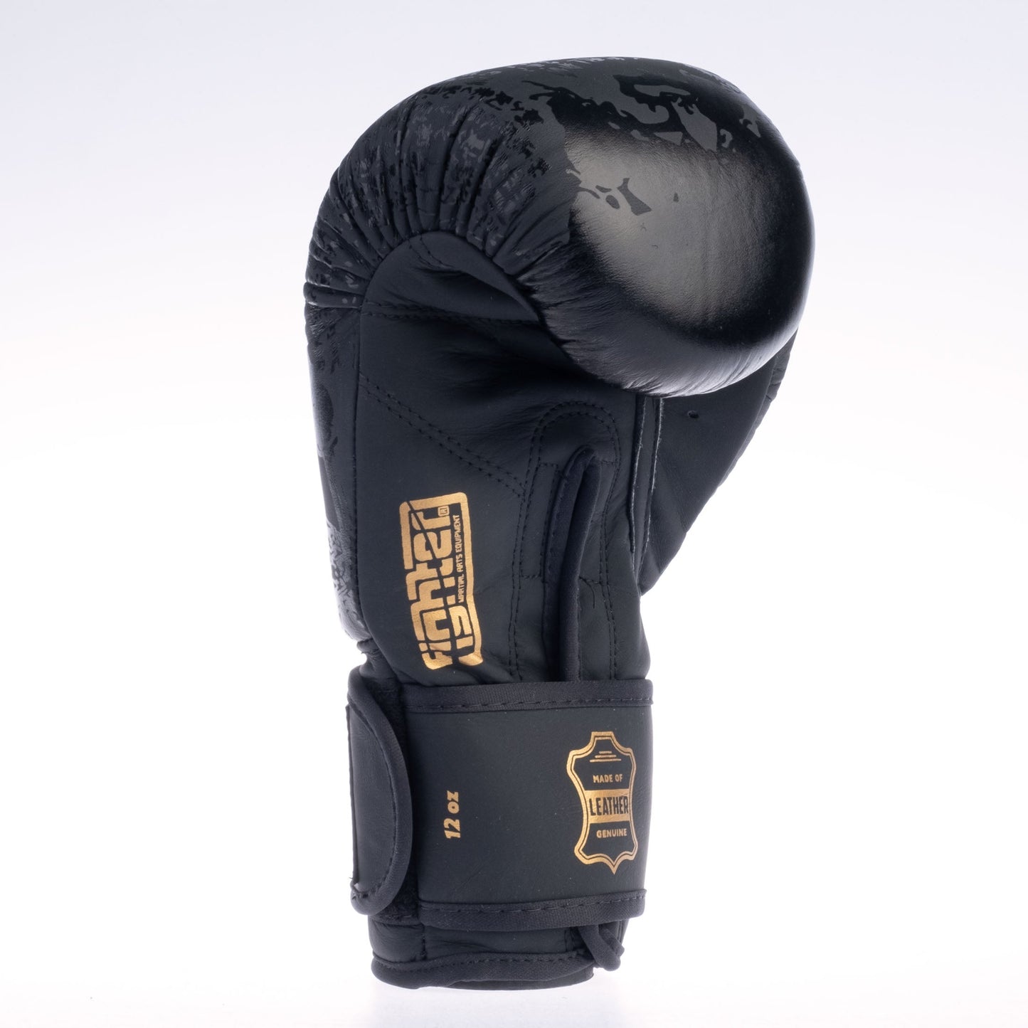 Gants de boxe Fighter Samurai noir/or - FBG-006-SBK - Fighter Sport