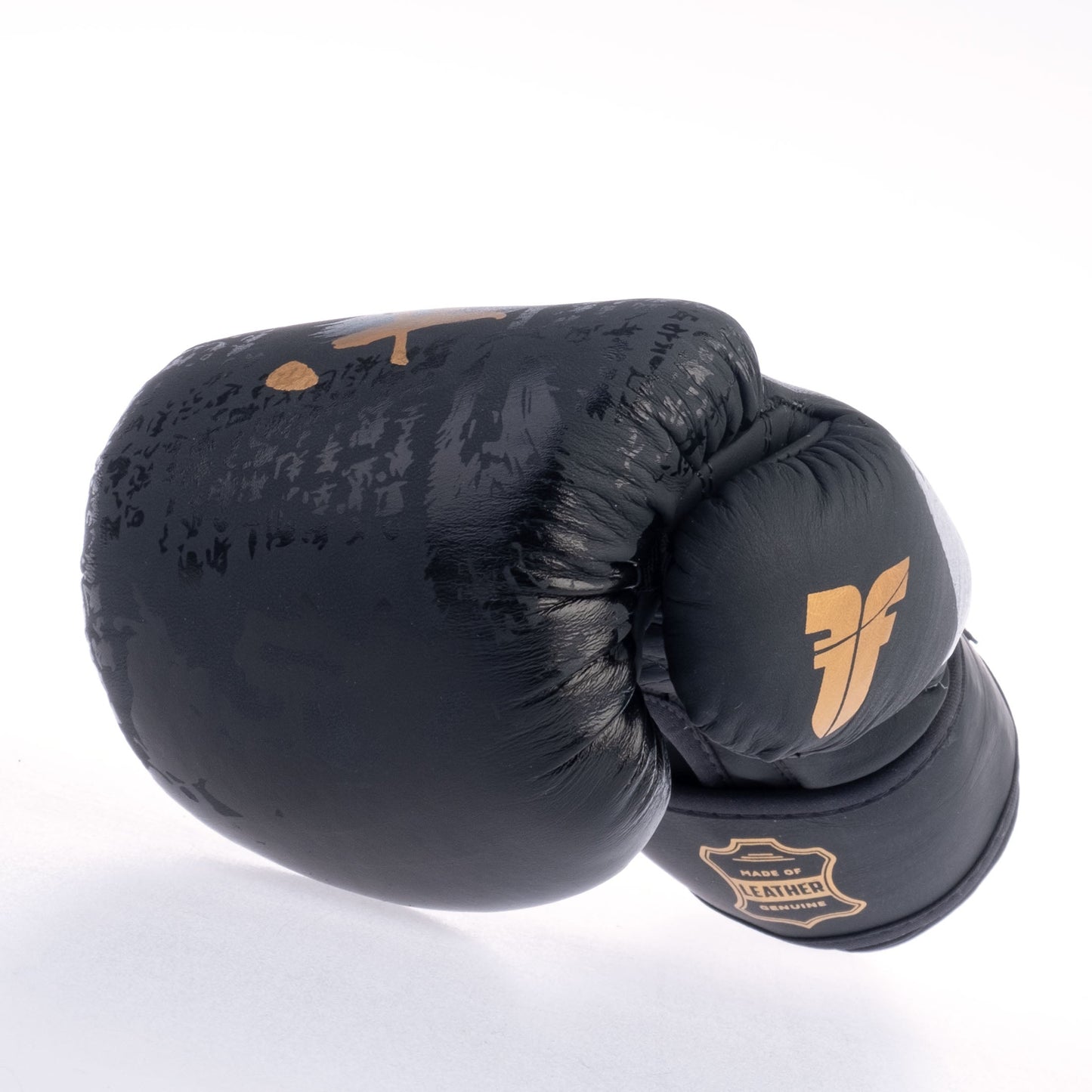 Gants de boxe Fighter Samurai noir/or - FBG-006-SBK - Fighter Sport